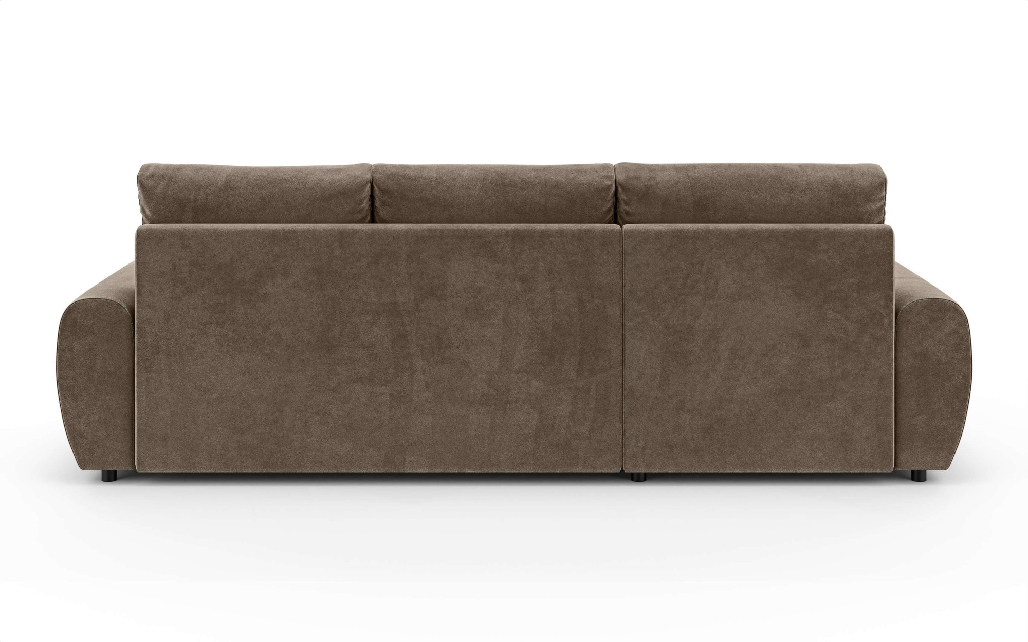 INOSIGN Ecksofa »HAVERHILL Schlafsofa mit Bettkasten, Masse B/H/T: 237/89/166 cm«, L-Form mit Recamiere links oder rechts bestellbar, Wellenunterfederung