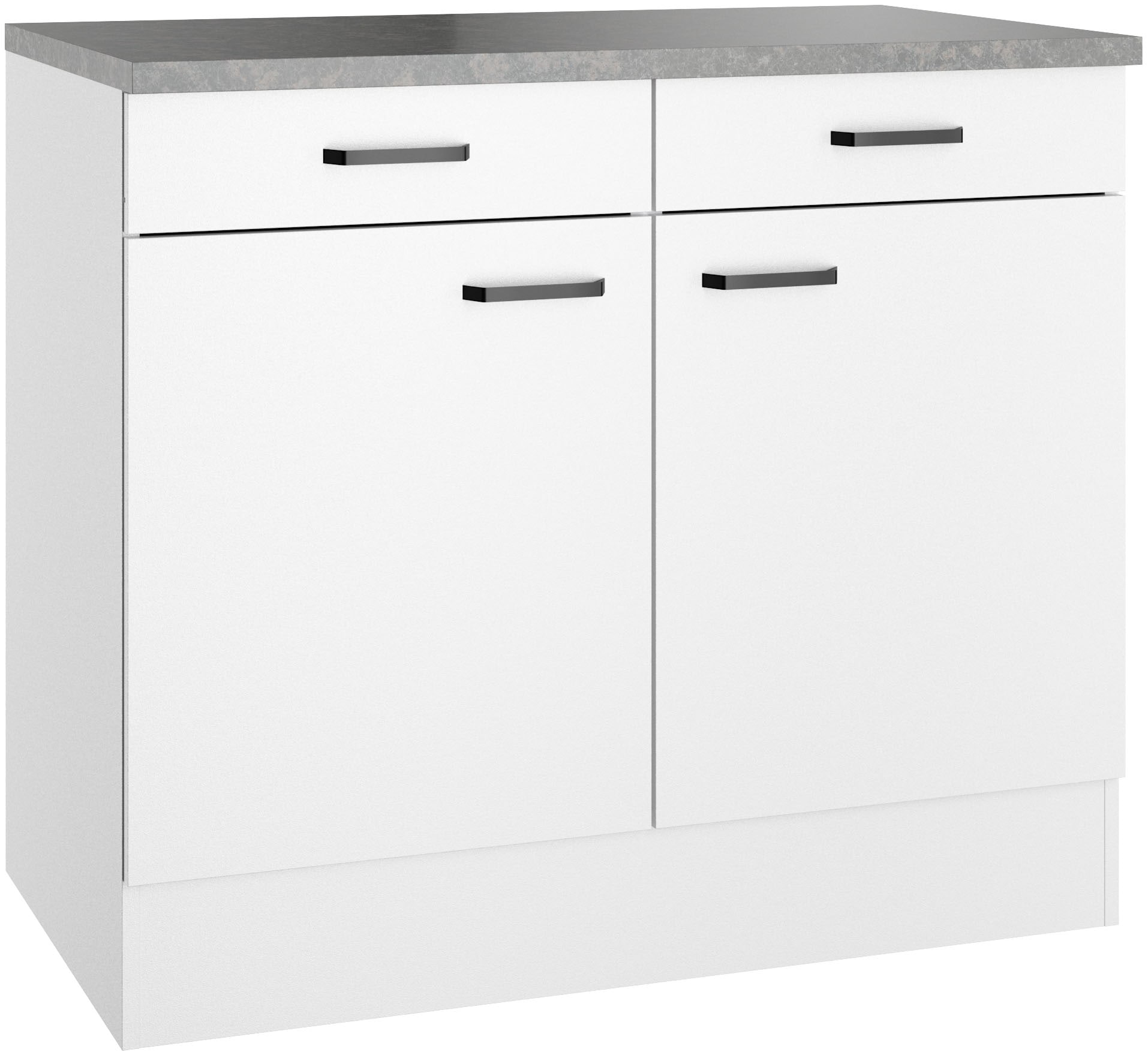 OPTIFIT Unterschrank »OPTImulti« Breite 100 cm, Tiefe 60 cm, mit 2 Türen, 2 Schubkästen, 1 Einlegeboden