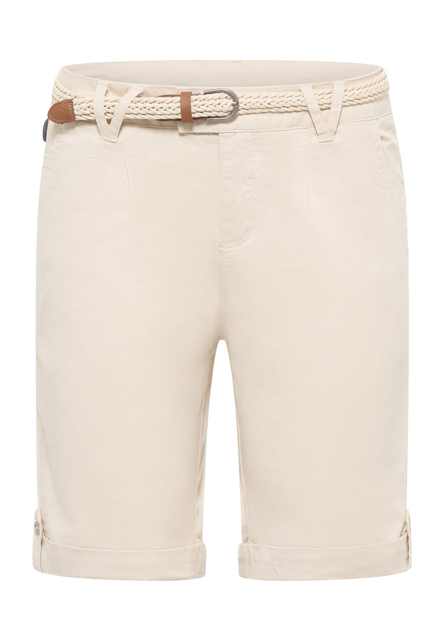 Ragwear Bermuda »YOTO«  Twill élastique, légèrement peigné et avec ceinture
