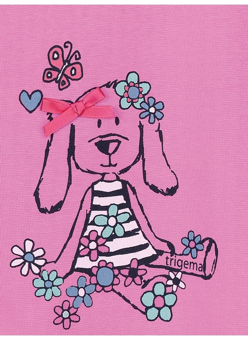 Trigema Sweatshirt »TRIGEMA Langarmshirt mit süssem Hasen-Print«