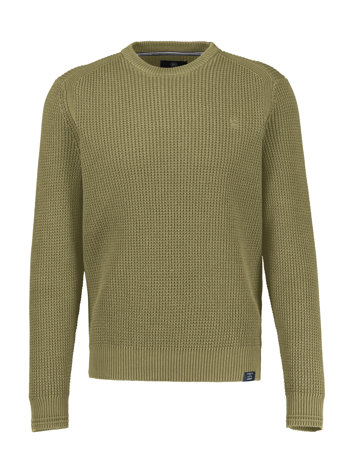 LERROS Pull en tricot »Herren Crewneck-Stricker in Strukturqualität«