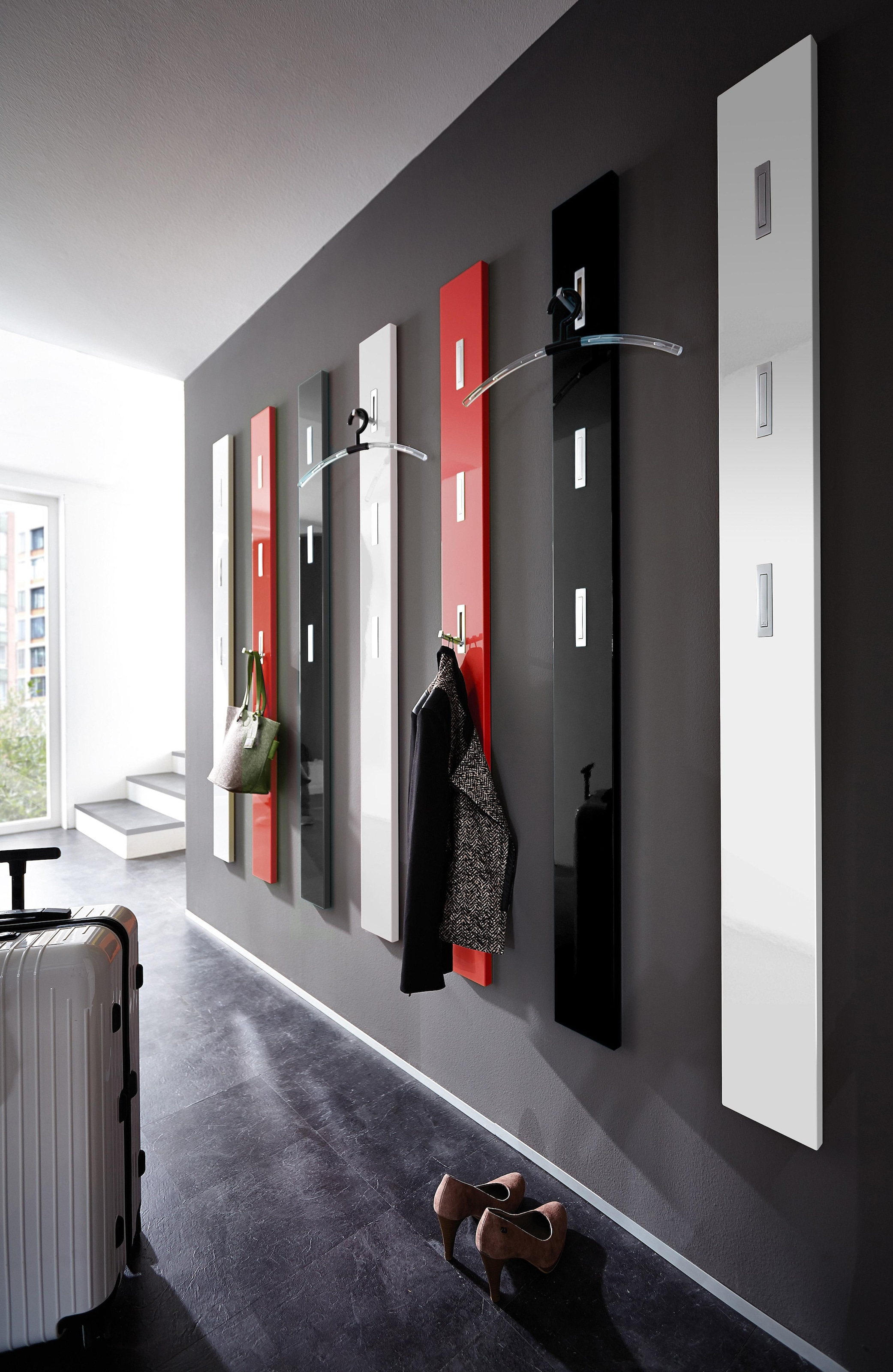 GERMANIA Panneau de vestiaire »Ameca« 1 cuis tlg. Paneel mit drei ausklappbaren Haken aus Metall