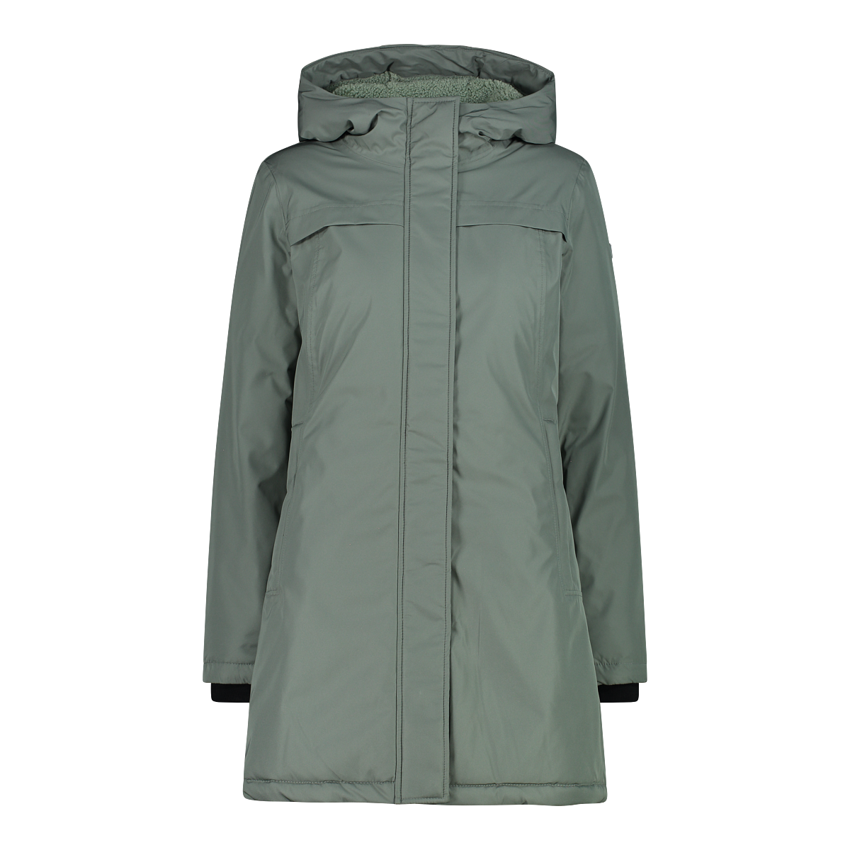 Image of CMP Parka "WOMAN PARKA FIX HOOD" mit Kapuze mit Kapuze, atmungsaktives Material, pflegeleicht, Langarm-Ausführung