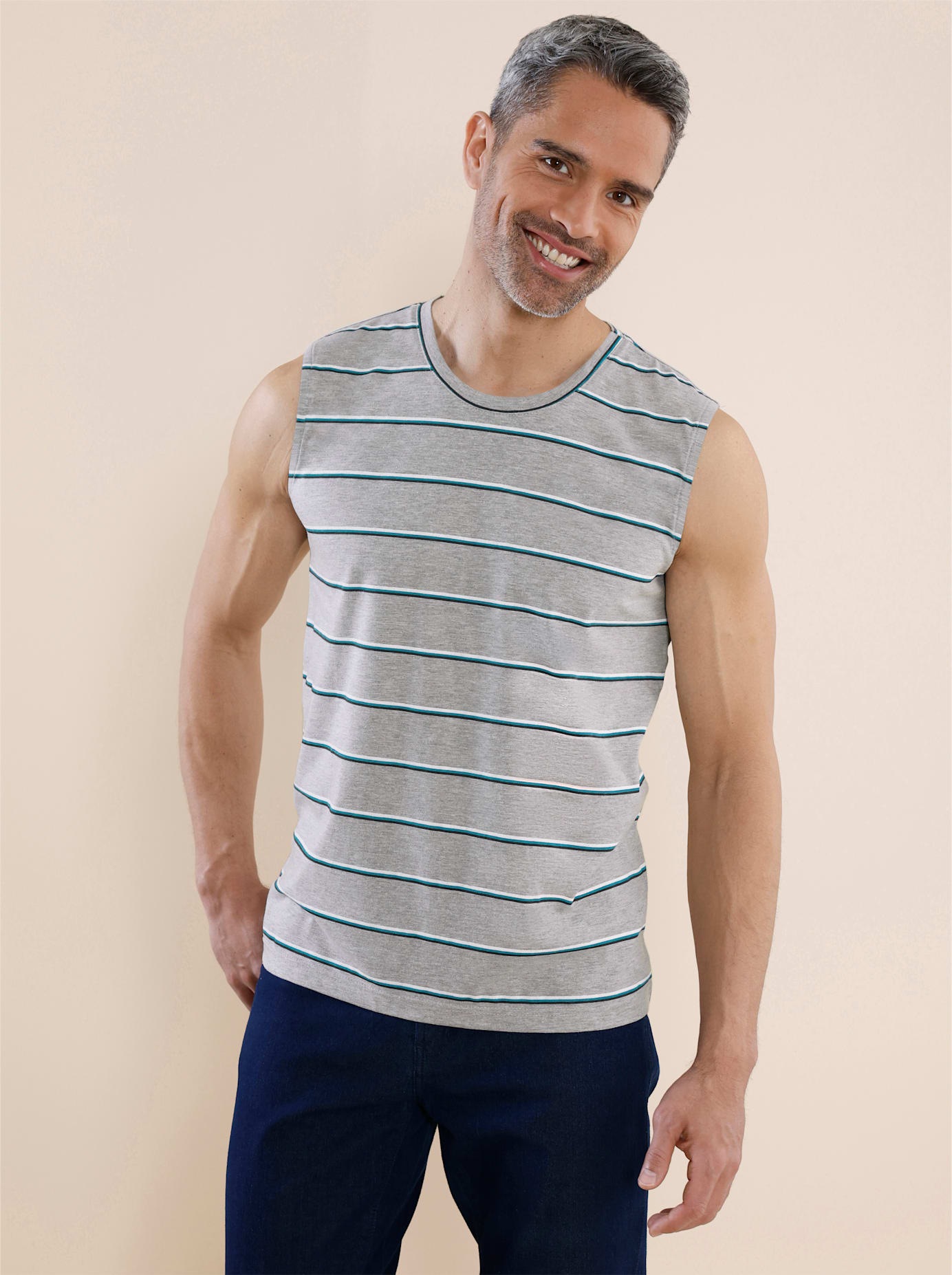 Classic Rundhalsshirt "Achselshirt" 1 Stk.