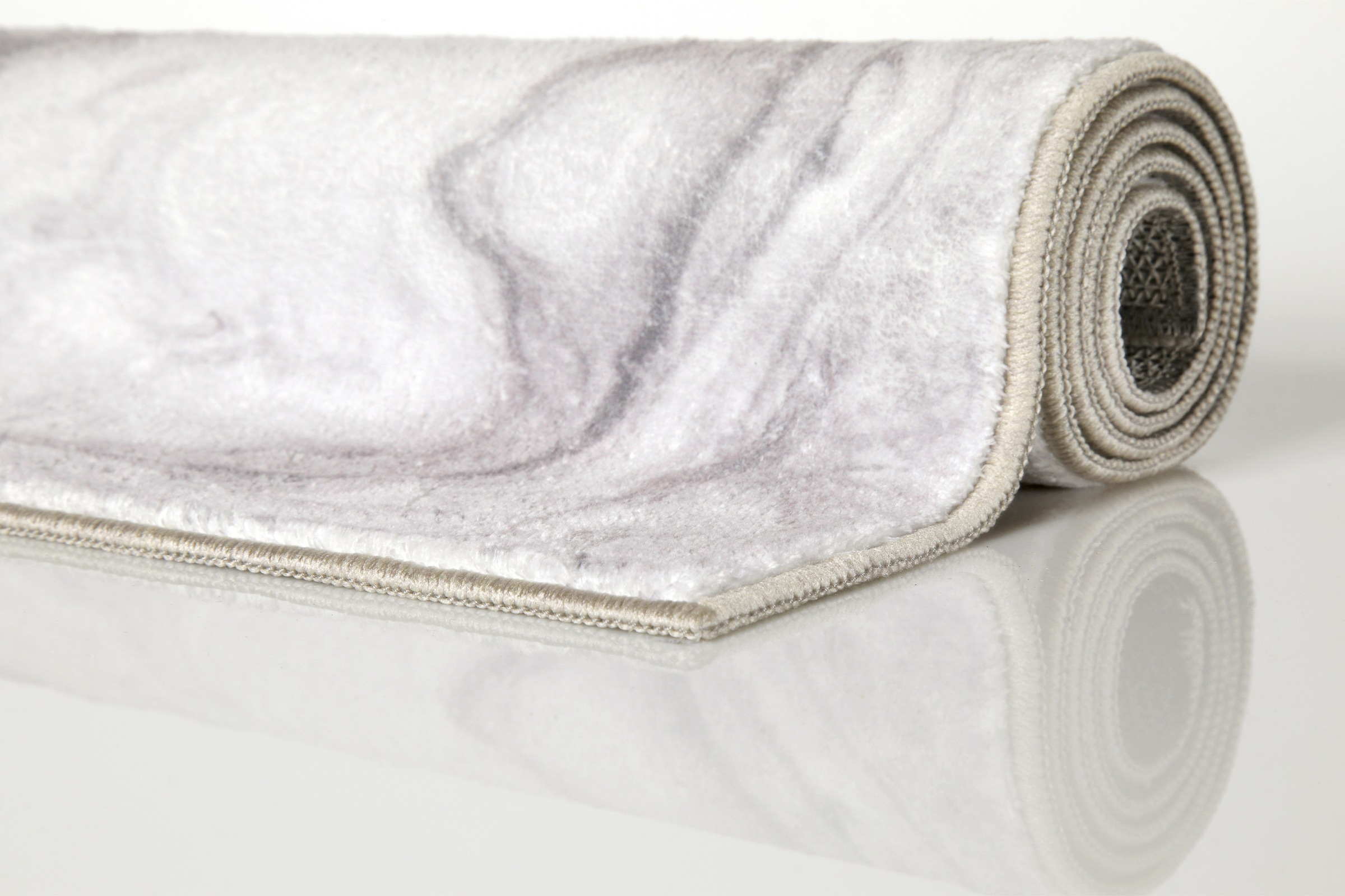 Wecon home Badematte »Jani«, Marmor Design, waschbar, rutschfest, schnell trocknend, Badteppich