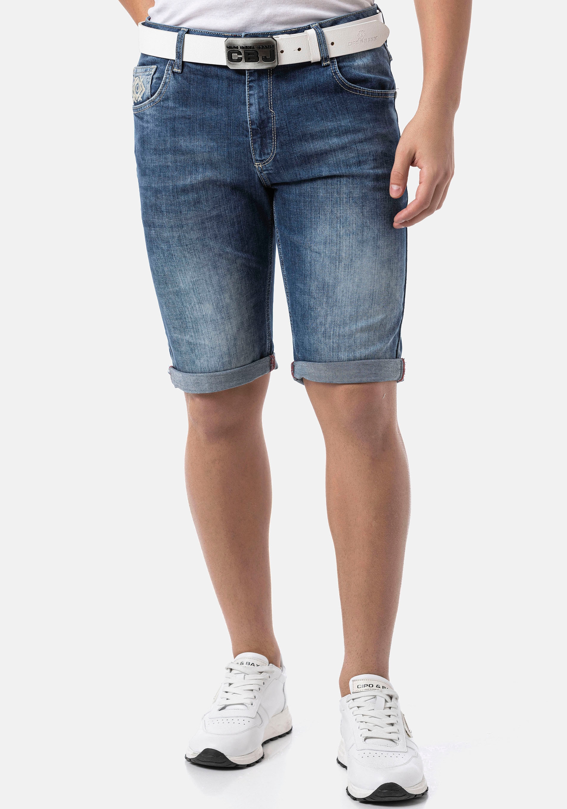 Image of Cipo & Baxx Jeansshorts