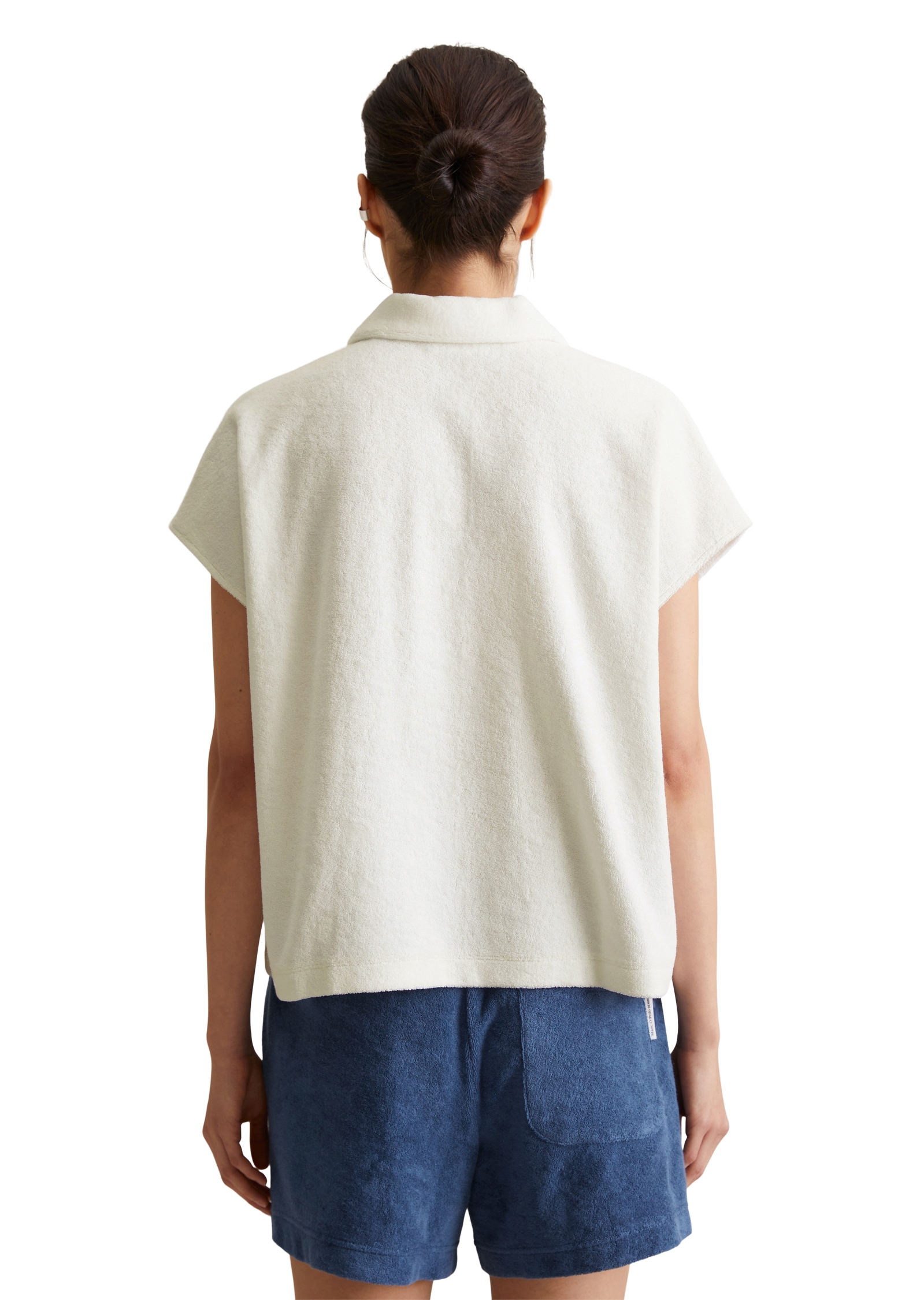 Marc O'Polo DENIM Poloshirt, aus Frottee, locker geschnitten