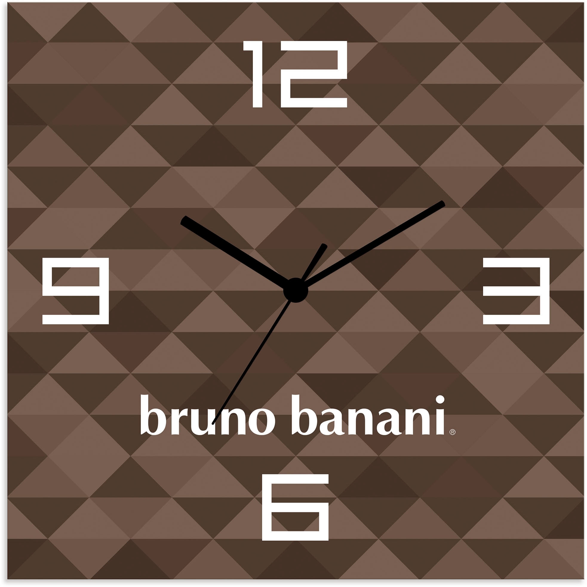 Bruno Banani Wanduhr »Wild Triangle«, analog, 30 cm