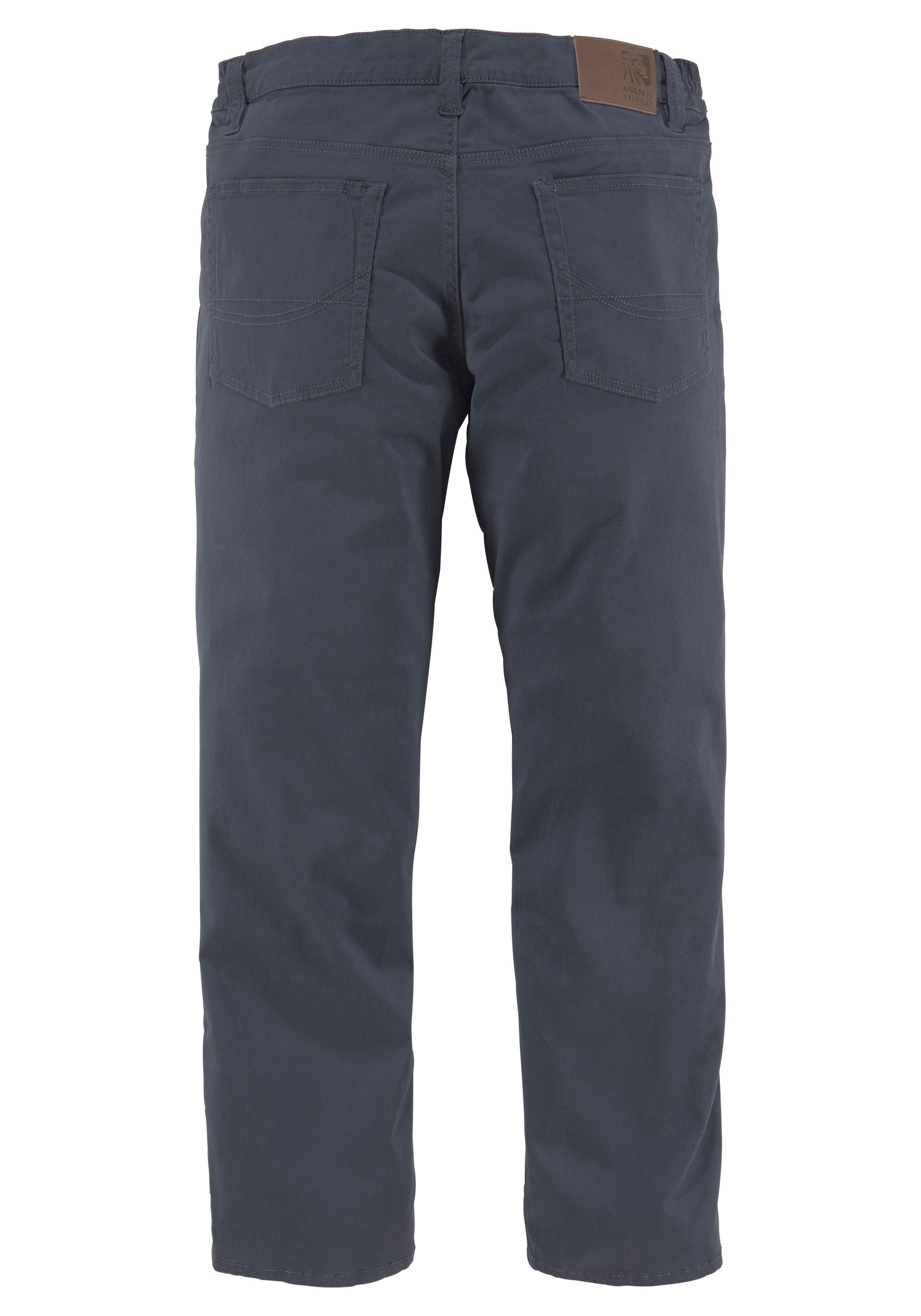 Man's World 5-Pocket-Hose, Stretchhose mit Dehnbund