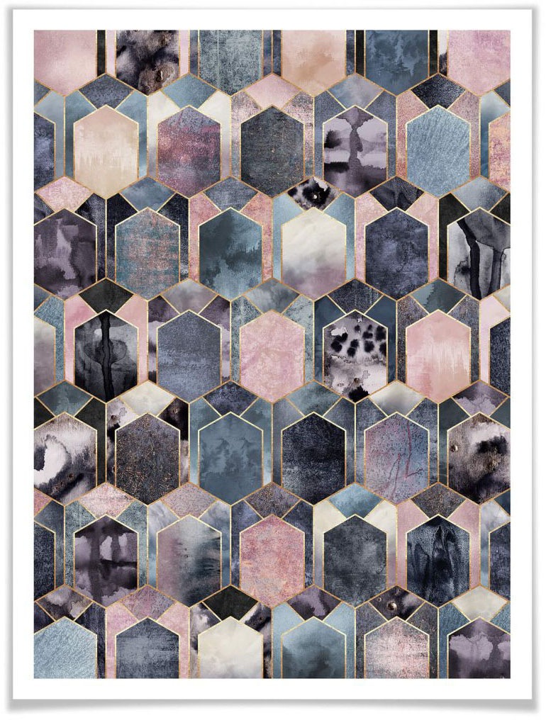 Image of Wall-Art Poster »Traum Rosé Gold«, Schriftzug, (1 St.) bei Ackermann Versand Schweiz