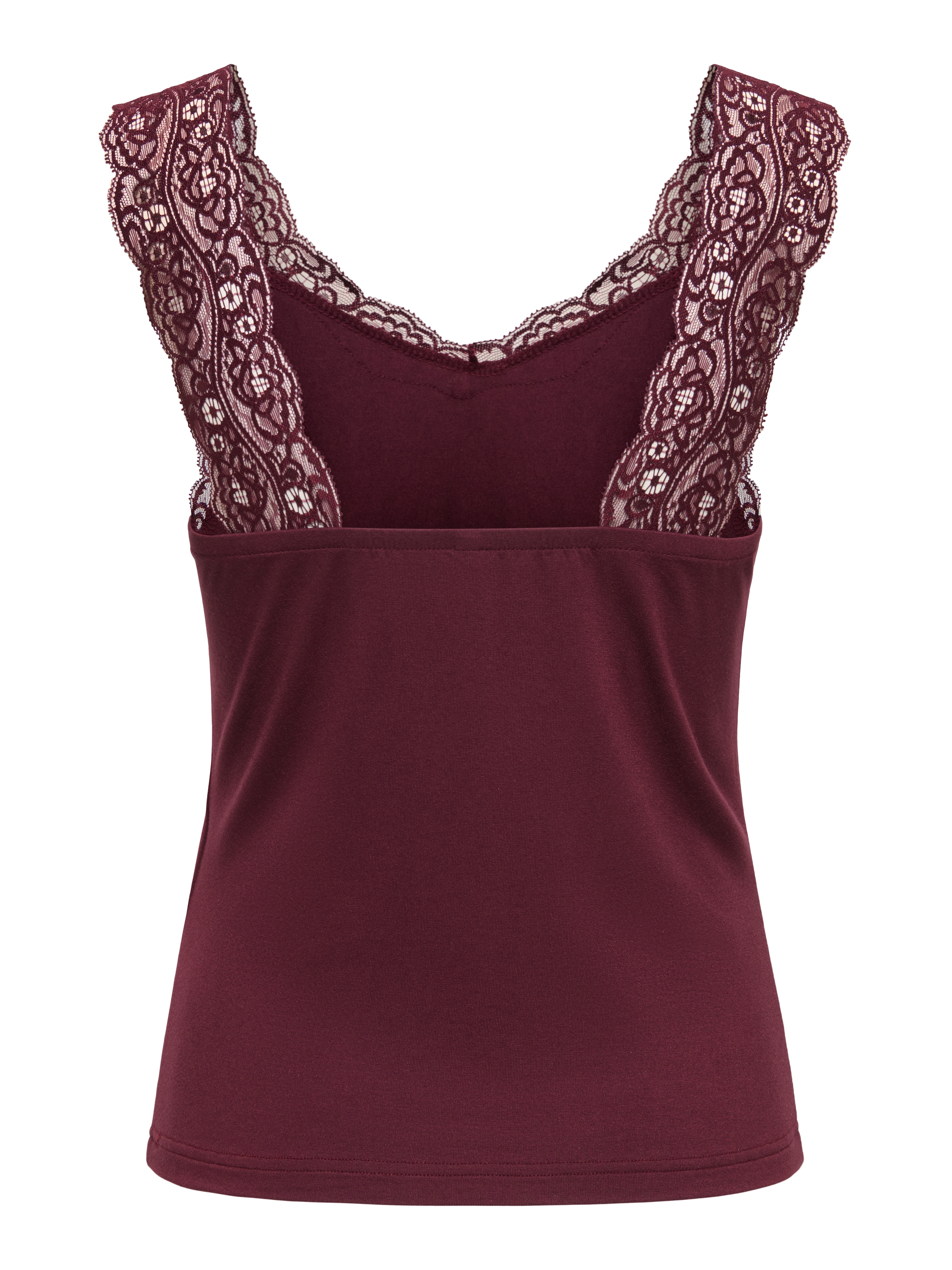 ONLY Spitzentop »ONLLUNI TANK TOP WITH LACE DETAIL CS JRS« Viskosemischung, regular fit
