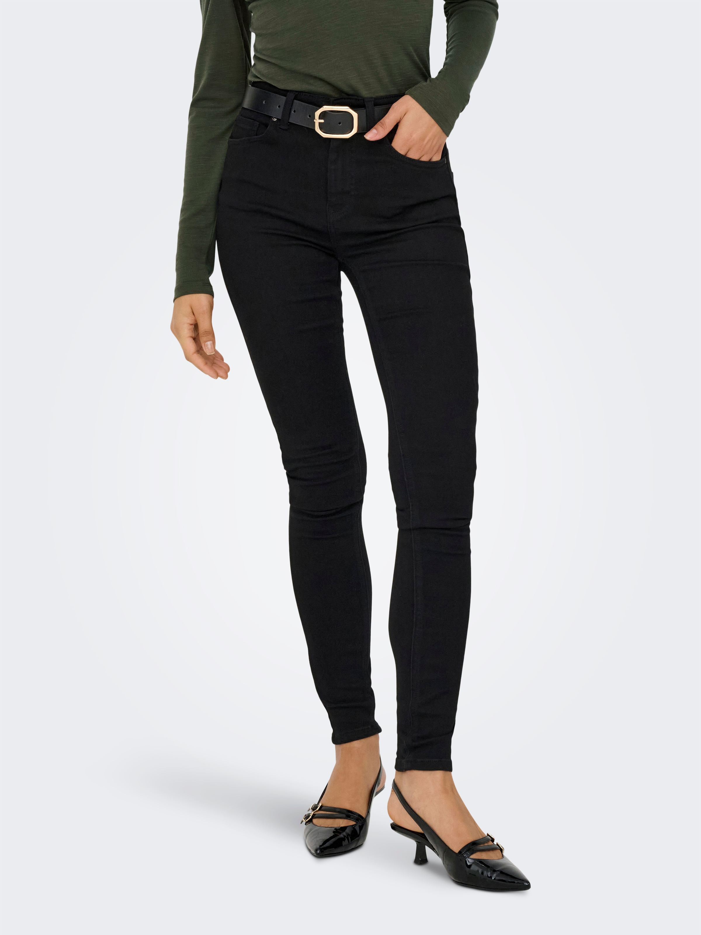 Image of ONLY Skinny-fit-Jeans "ONLLULU HW SKINNY PUSH UP MAS070 BF DNM"