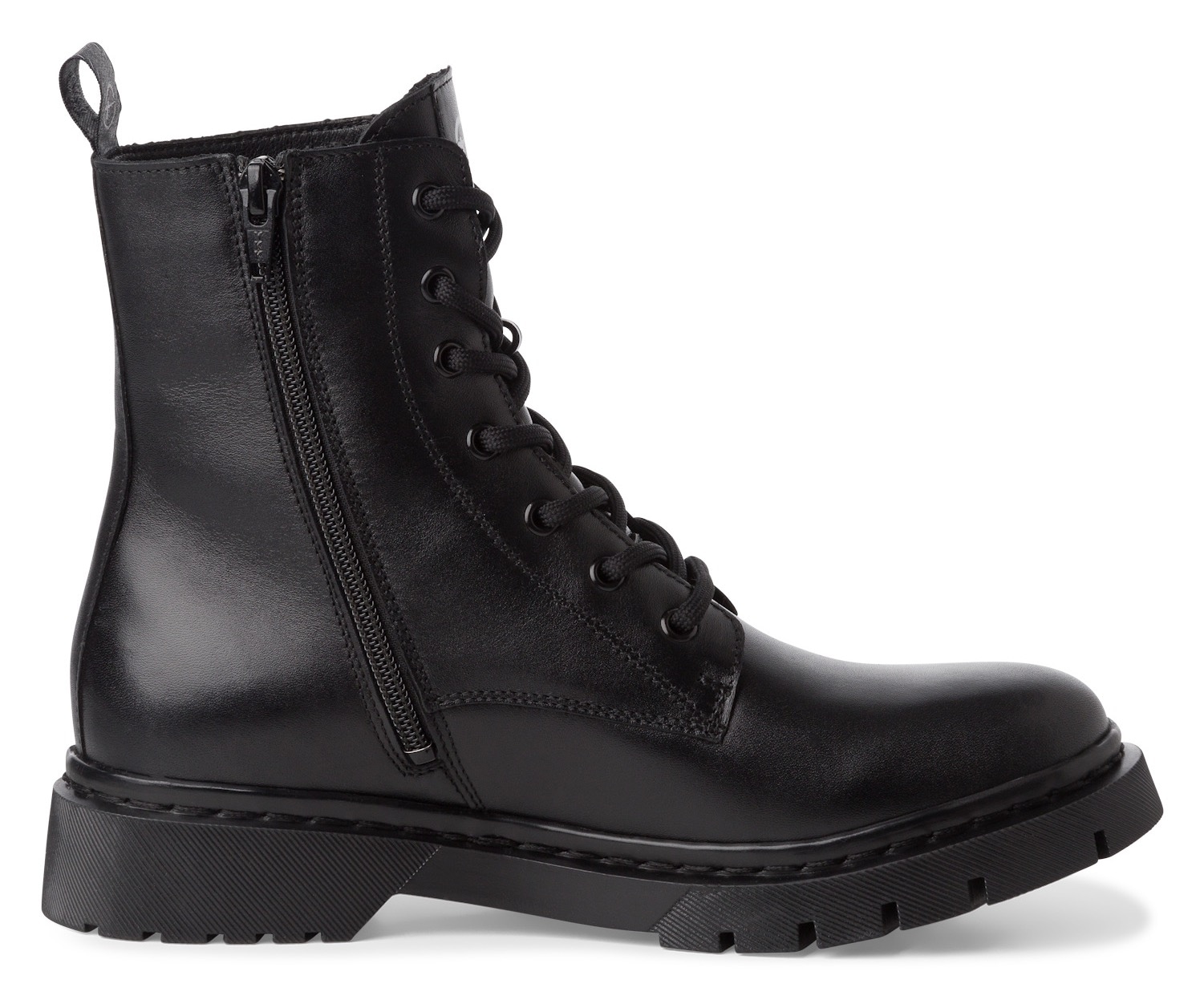 Tamaris Winterboots, Blockabsatz, Schnürboots, Winterstiefelette, T-Logo an der Zunge