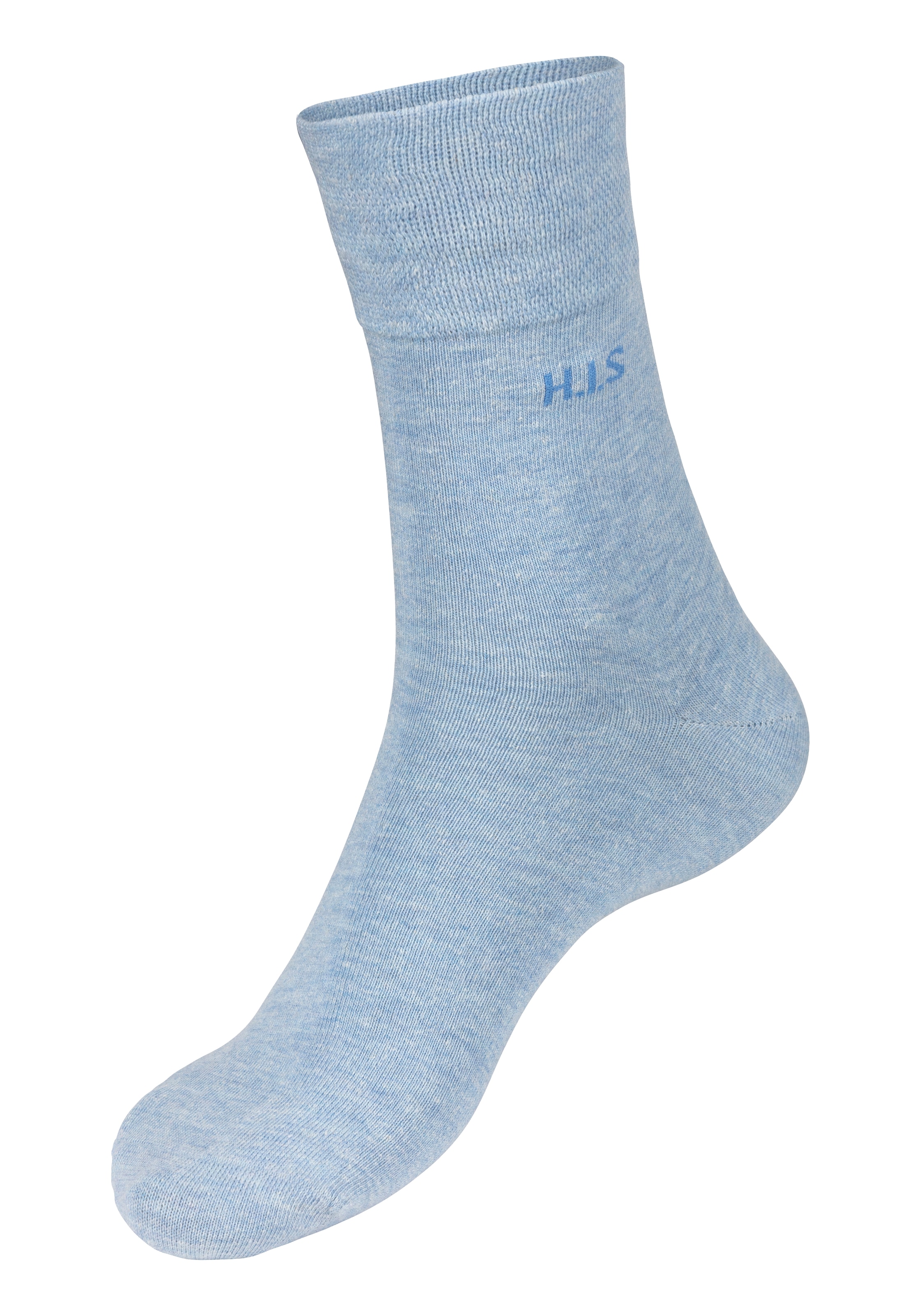 H.I.S (Packung, 12 versandkostenfrei auf Gummi einschneidendes Socken, Paar), ohne