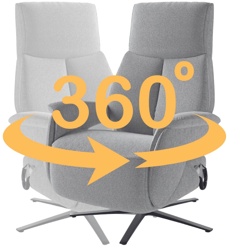 sit&more TV-Sessel »TV Lazy« zur Auswahl mit Herz-Waage-Position