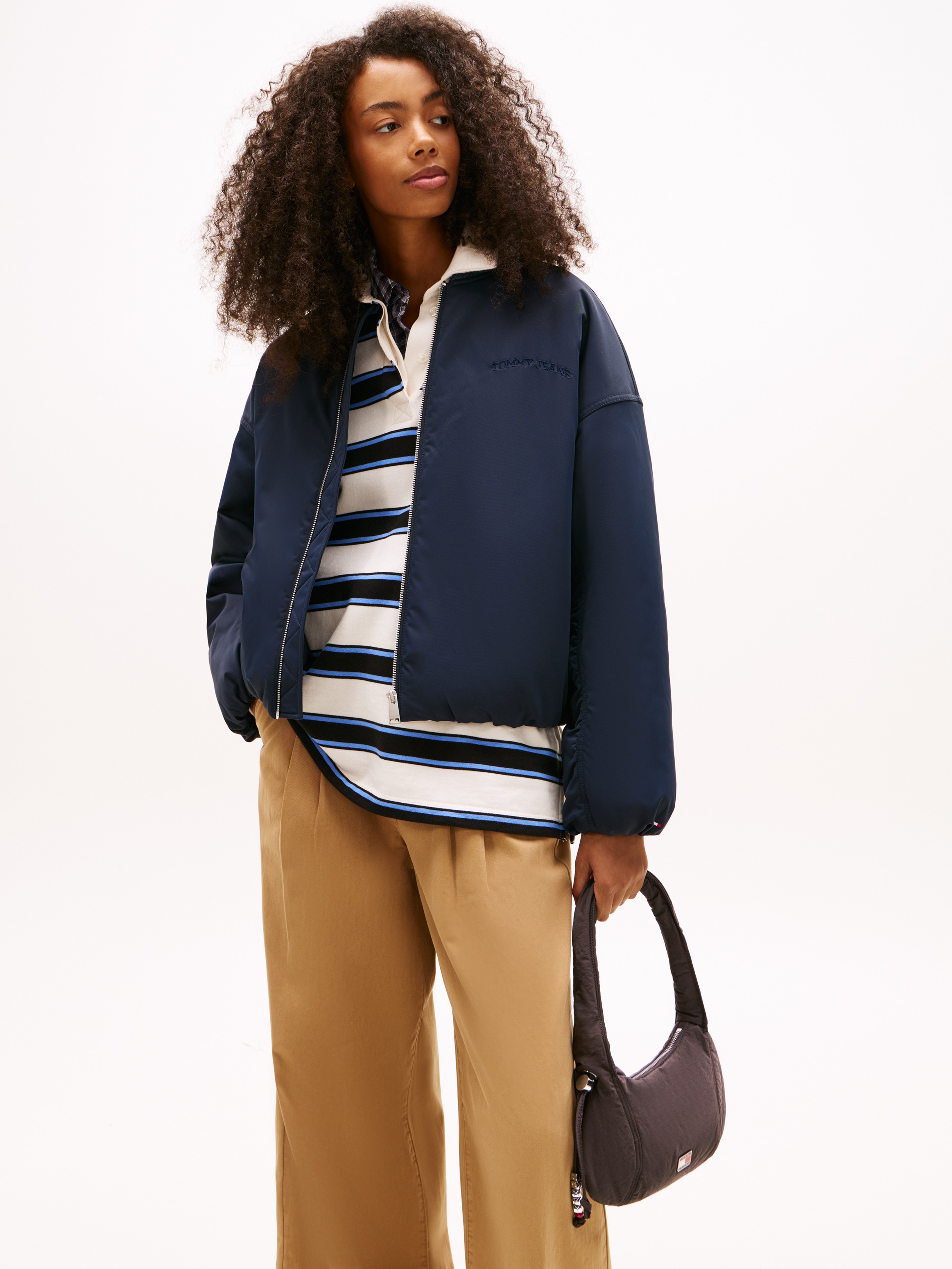 Tommy Jeans Sac à bandoulière »TJW CASUAL SHOULDER BAG« , Sac à main femme, mini-sac, avec perles décoratives et éléments ornementaux