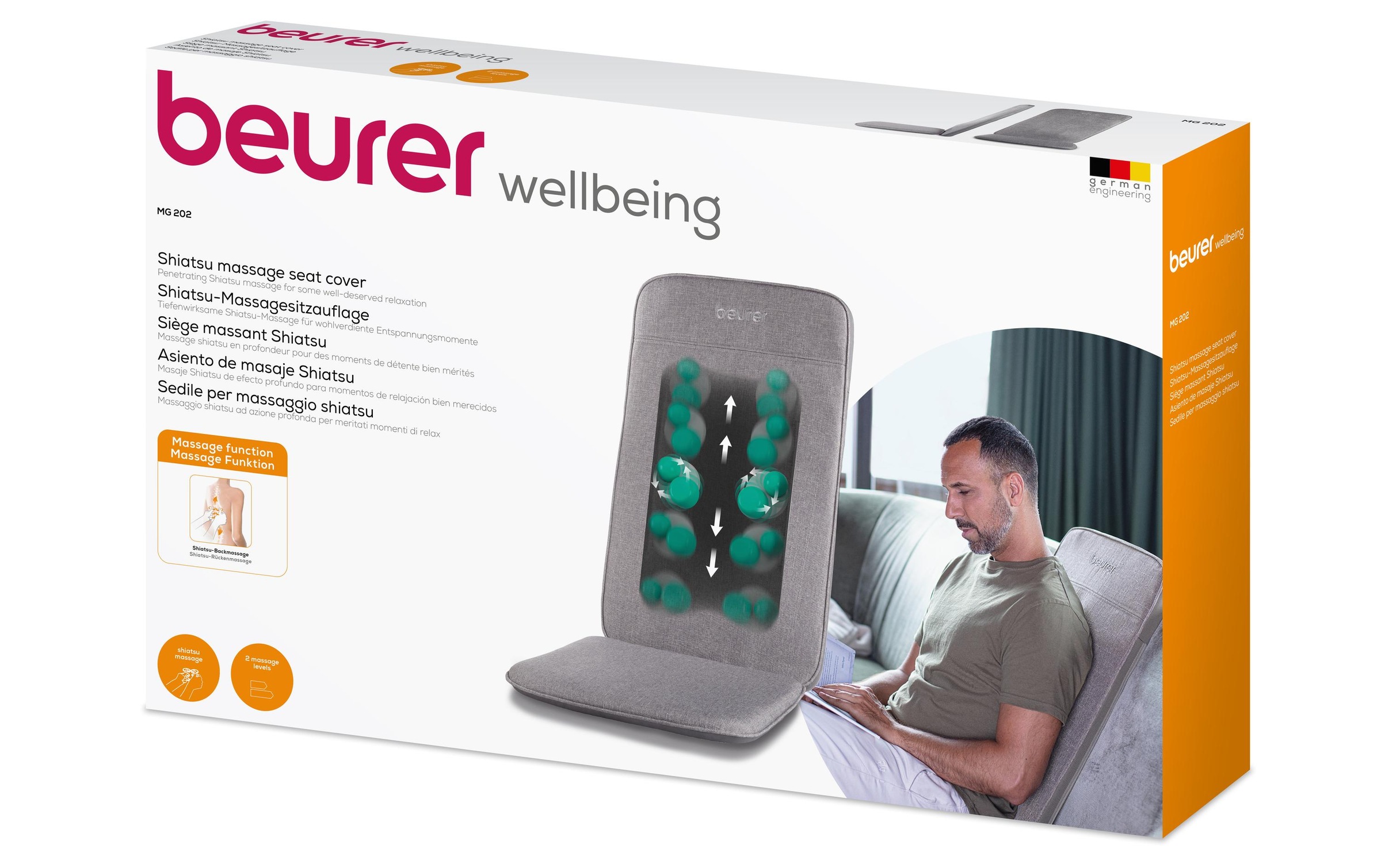 BEURER Massagesitzauflage »MG 202 Shiatsu«