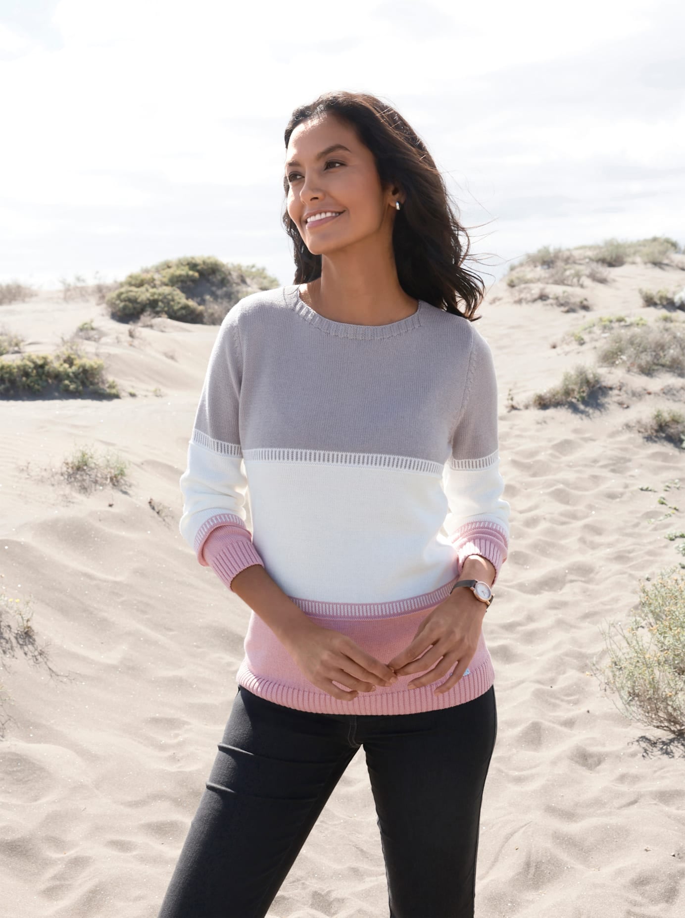 Image of Casual Looks Strickpullover "Rundhals-Pullover"