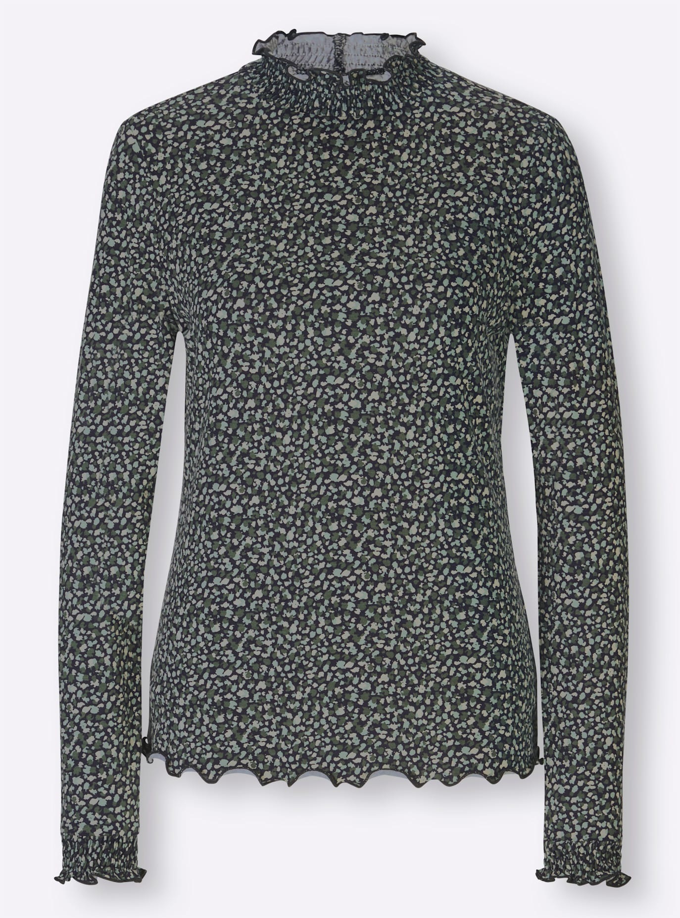 heine Langarmshirt »Druck-Shirt«, (1 tlg.)
