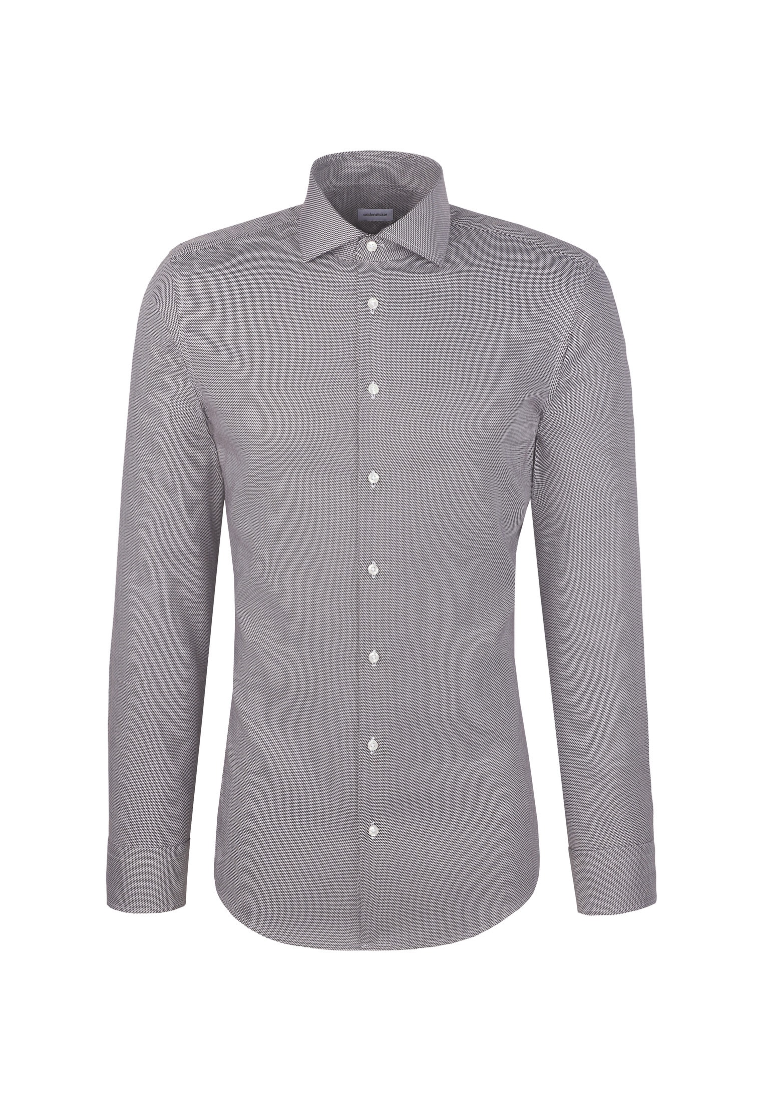 seidensticker Chemise d'affaires »Schwarze Rose« Slim 1/1 Kentkragen Struktur