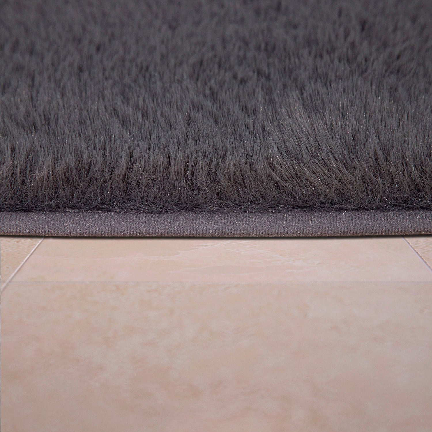 Paco Home Badematte »Comfy 340« Höhe 25 mm rutschhemmend beschichtet fussbodenheizungsgeeignet Badteppich, Soft-Touch-Oberfläche, besonders weich & flauschig