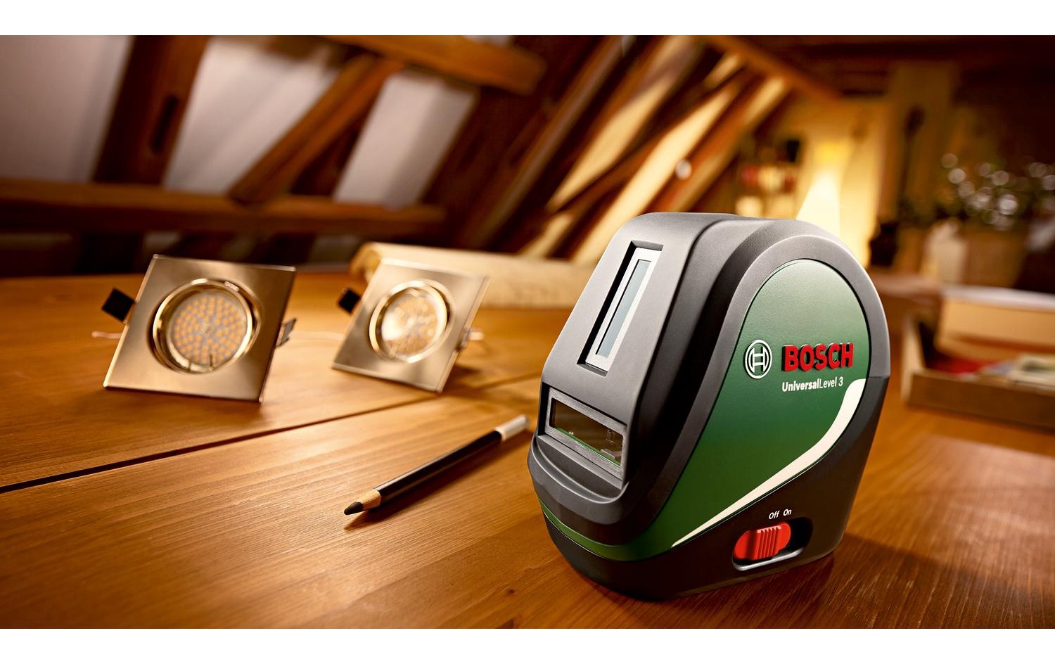 BOSCH Kreuzlinienlaser »Universal Level 3 10 m«
