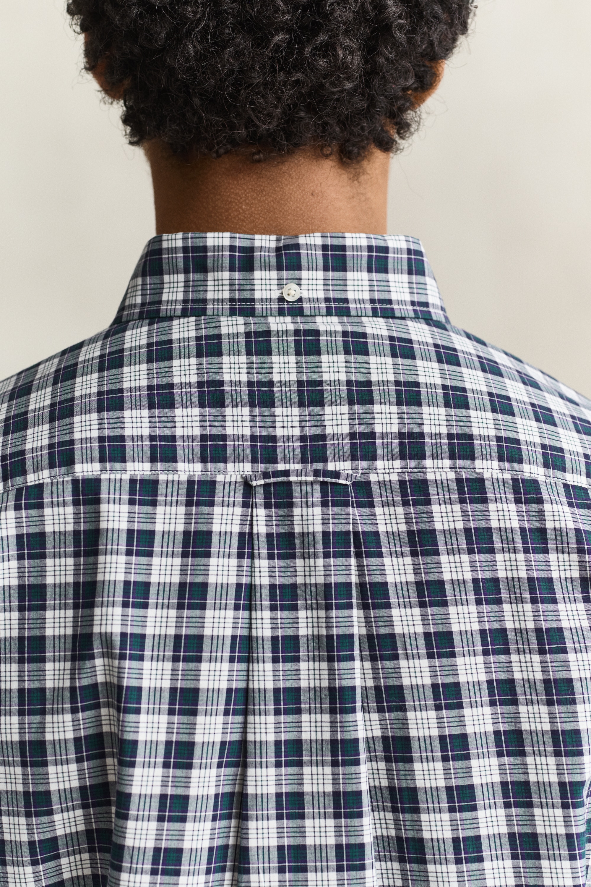 Gant Langarmhemd »REGULAR POPLIN CHECK« Button-down-Kragen, regular fit