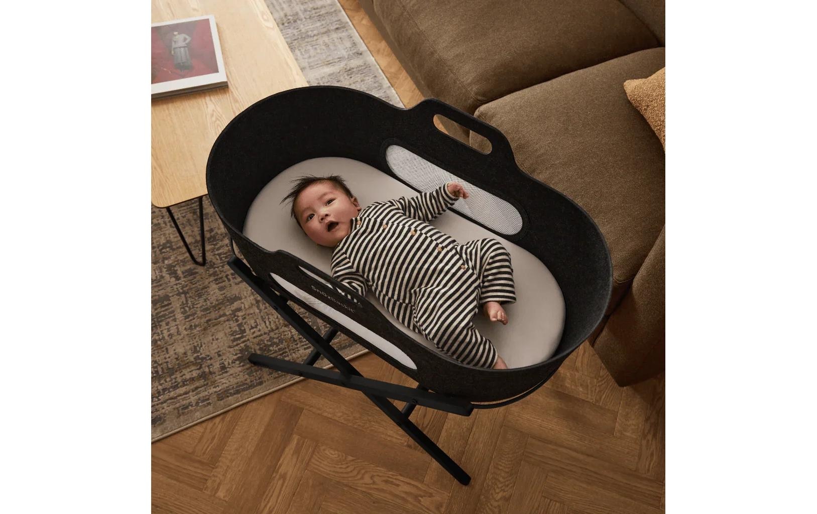   Babybett »Snüz Baskit Moseskorb & Ständer Set«