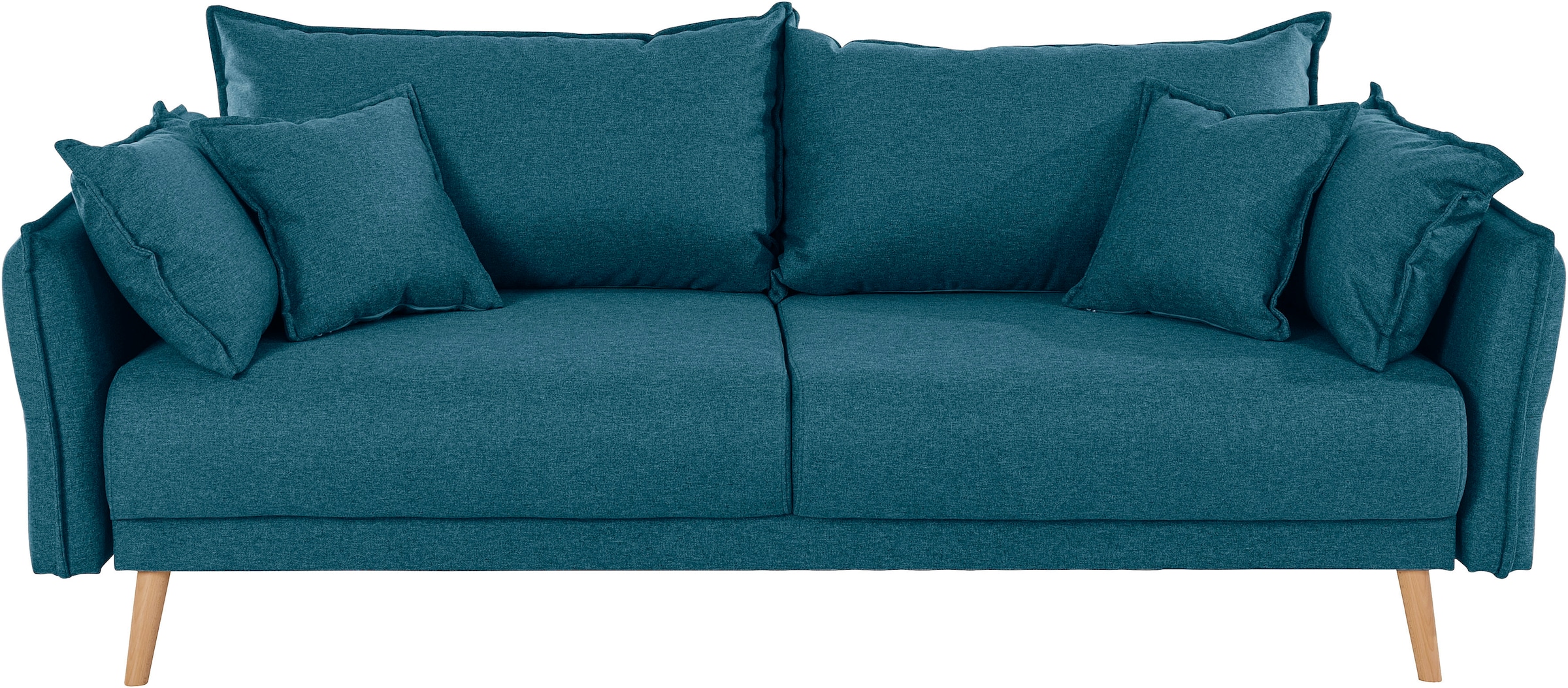 Home affaire Schlafsofa »Granbo«, incl. Bettfunktion und Bettkasten, Federkern-Polsterung, Seitentasche