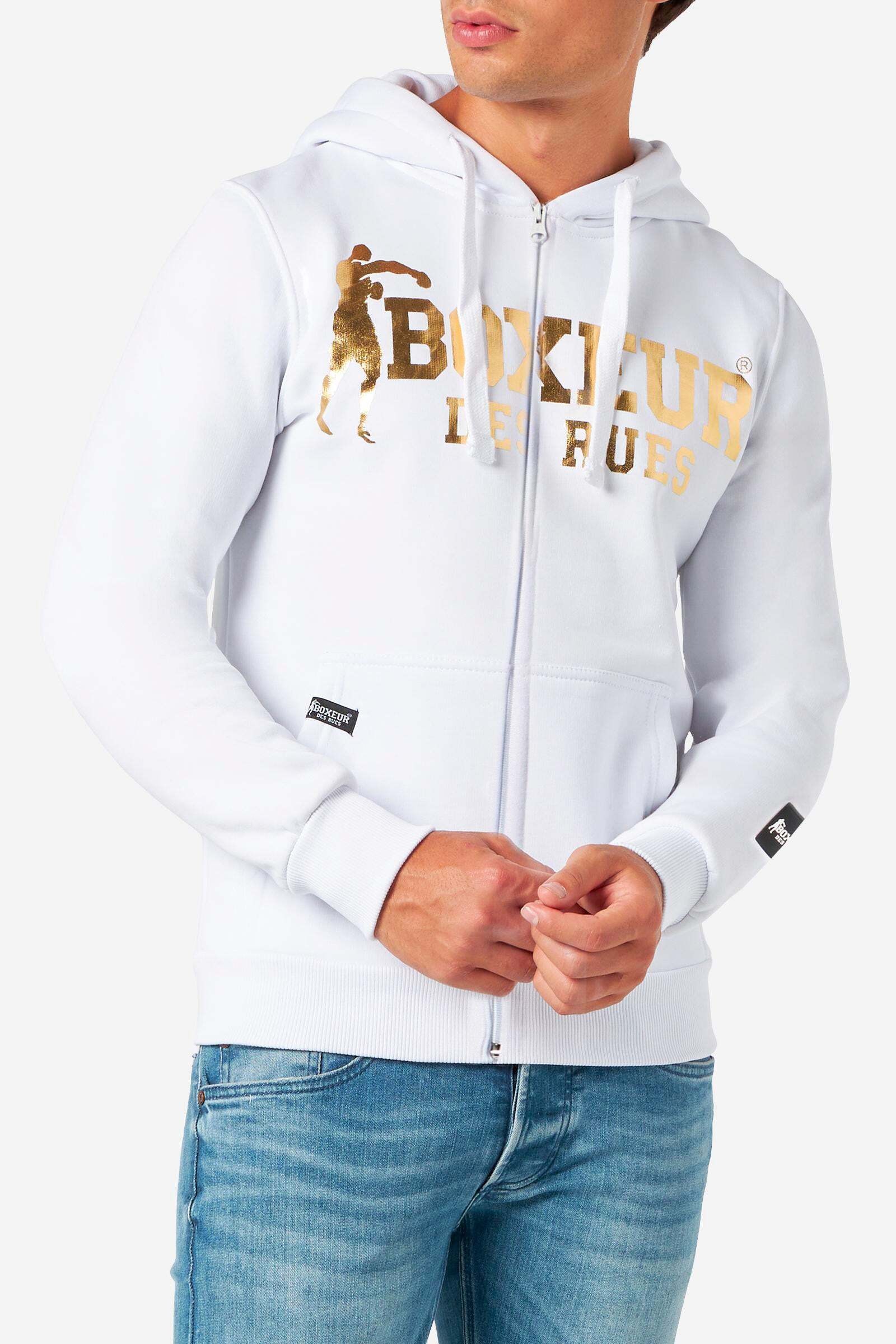 BOXEUR DES RUES Sweatjacke »BOXEUR DES RUES Sweatjacke Hoodie Full Zip With Patch«