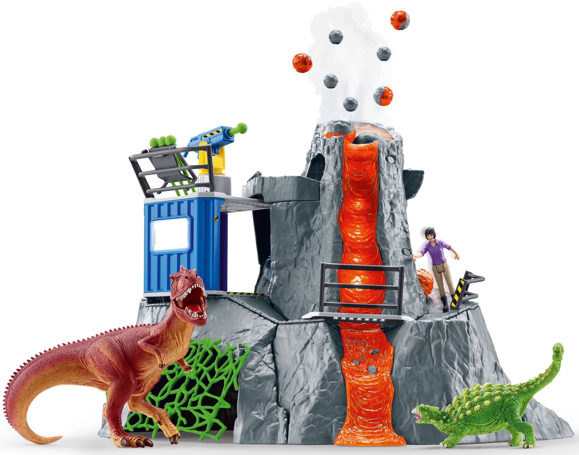 Schleich® Spielwelt »DINOSAURS, Grosse Vulkan-Expedition (42564)«