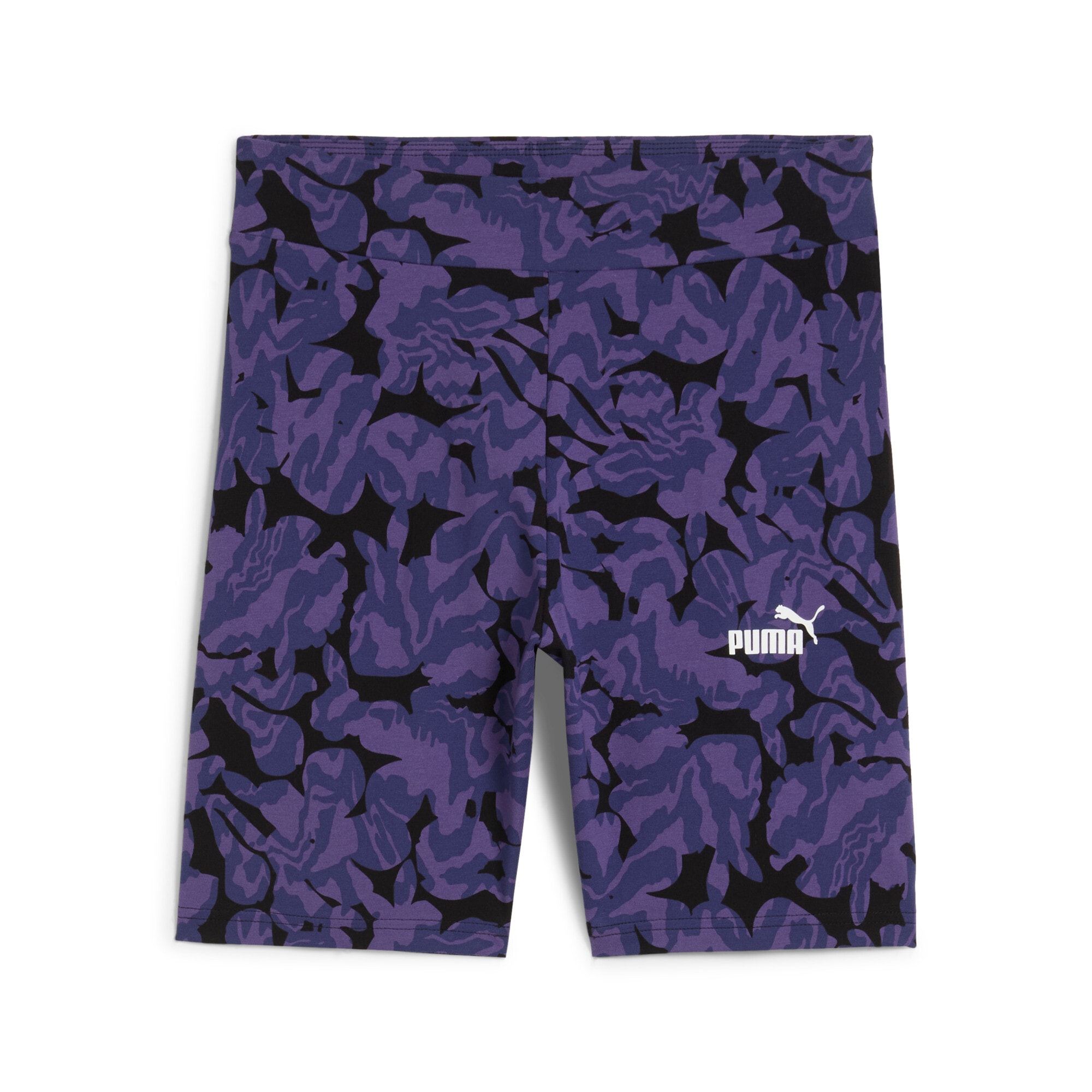 Image of PUMA Leggings "ESS NATURE 2.0 HIGH-WAIST AOP SHORT LEGGINGS 7"" mit grafischem Allover-Print, pflegeleicht, schmale Passform
