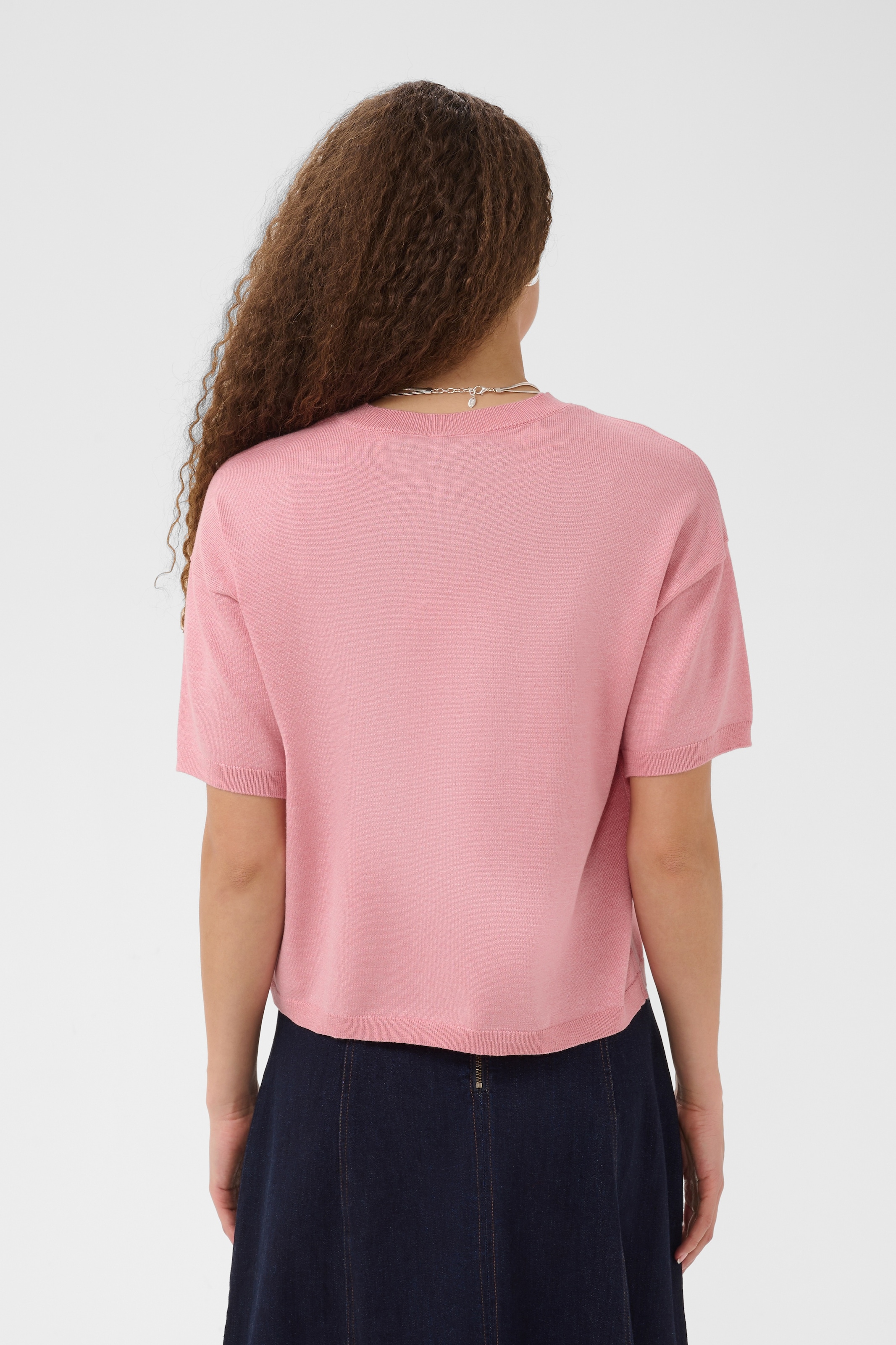 Saint Tropez Pull en tricot »MilaSZ Boxy SS Pullover« Viskosemischung, Oversize fit