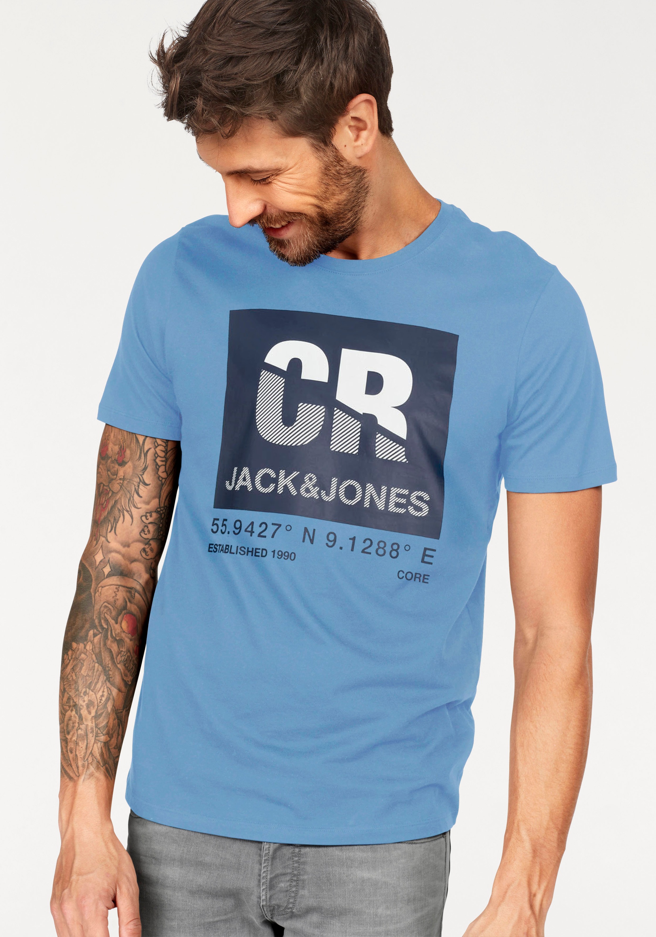 Image of Jack & Jones T-Shirt »CHRIS GIBS TEE« bei Ackermann Versand Schweiz