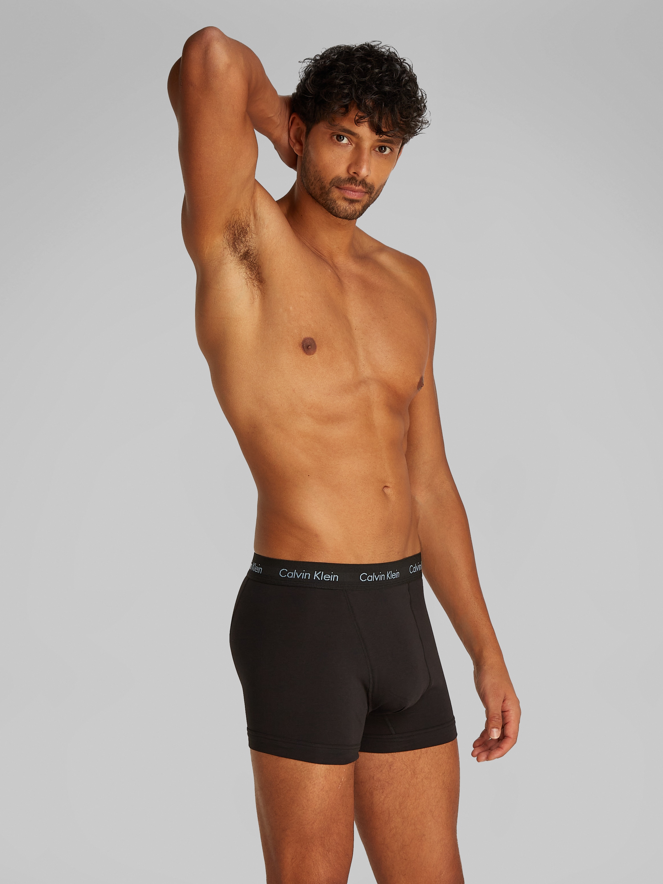 Calvin Klein Underwear Boxershorts »BOXER BRIEF 3PK« Packung, 3 Stk. mit Calvin Klein Logo-Elastikbund (3 Stück)