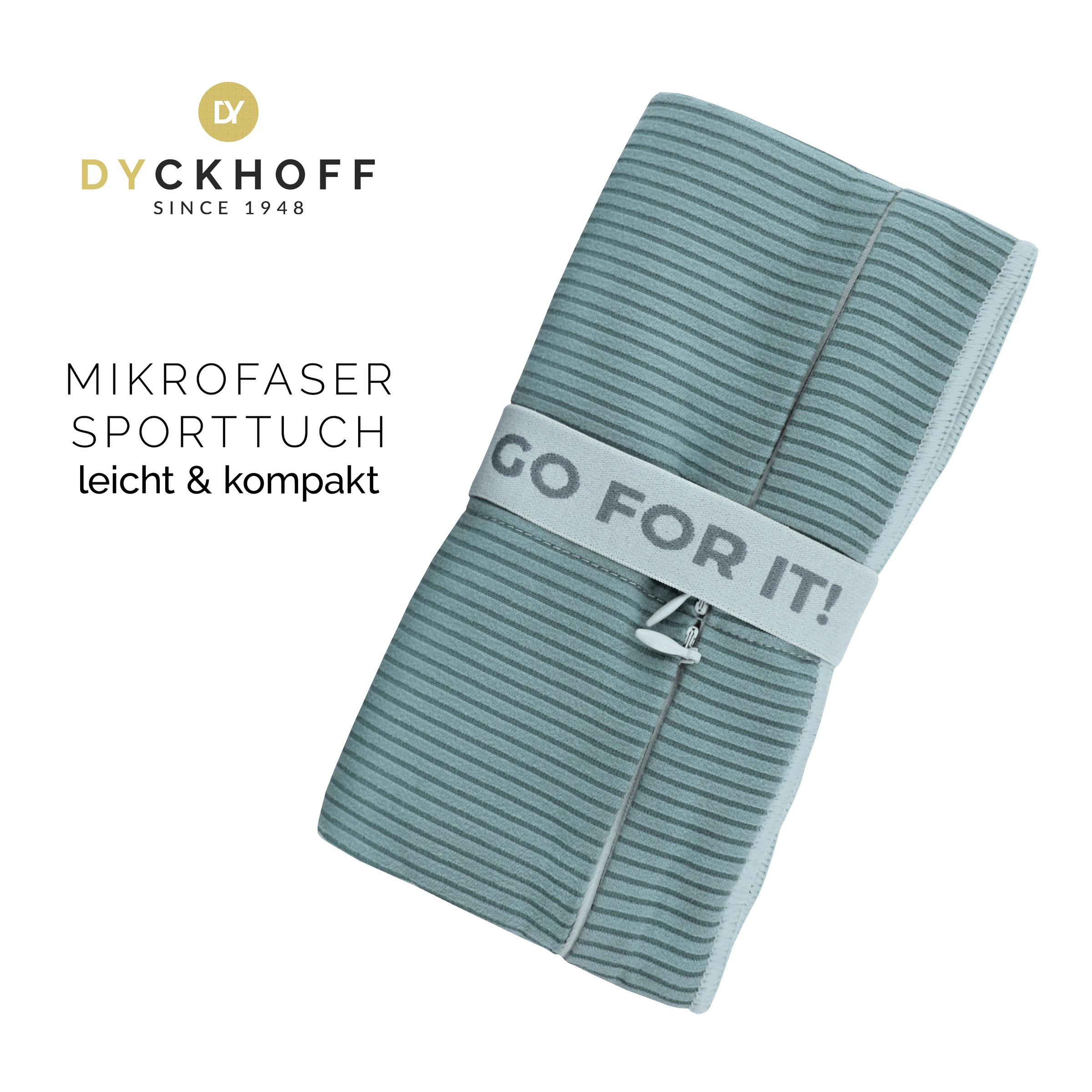 Dyckhoff "Mikrofaser Sporttuch Struktur" Mit Überstülpkapuze, Schnelltrocknend, Leicht, Reißverschlusstasche