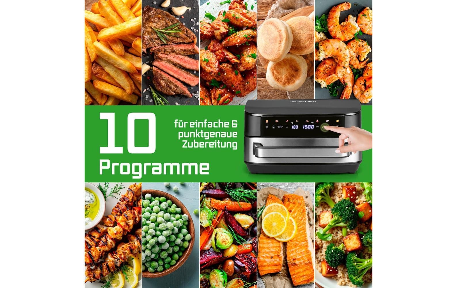GOURMETmaxx Heissluftfritteuse »XXL-Garfläche 7 l«