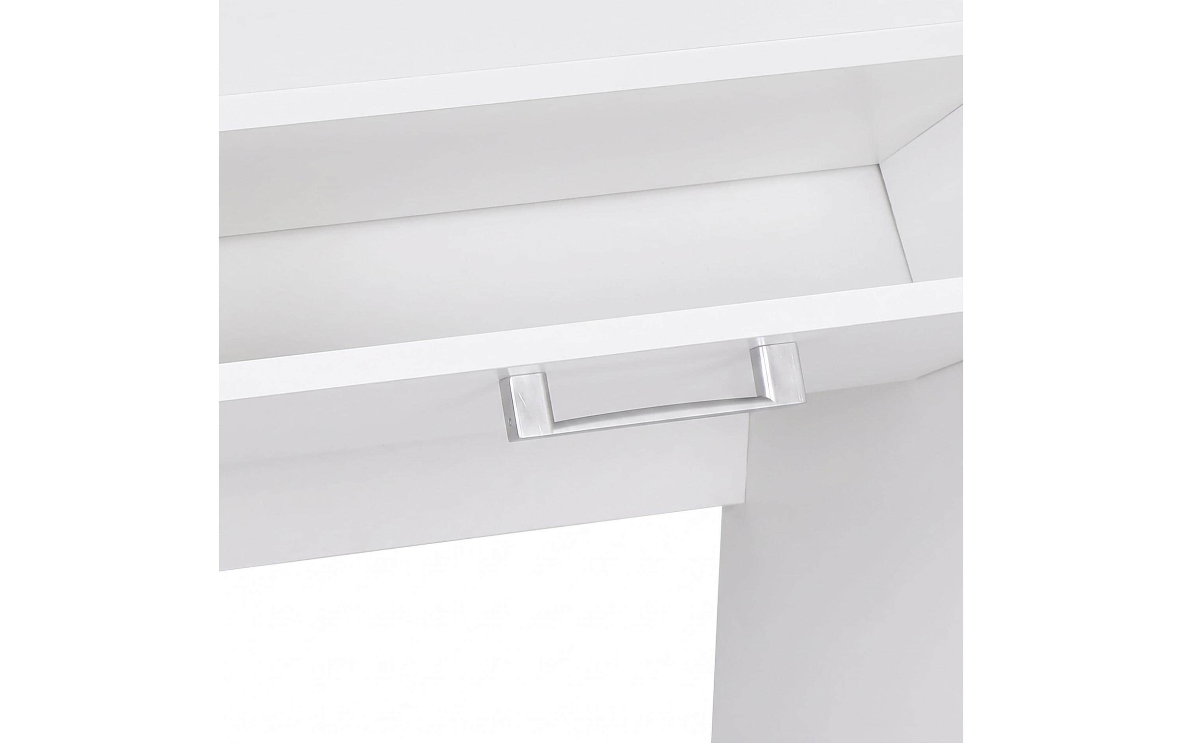 relaxdays Armoire à chaussures »relaxdays Schuhkipper 80 x 90 cm, Silber/Weiss«