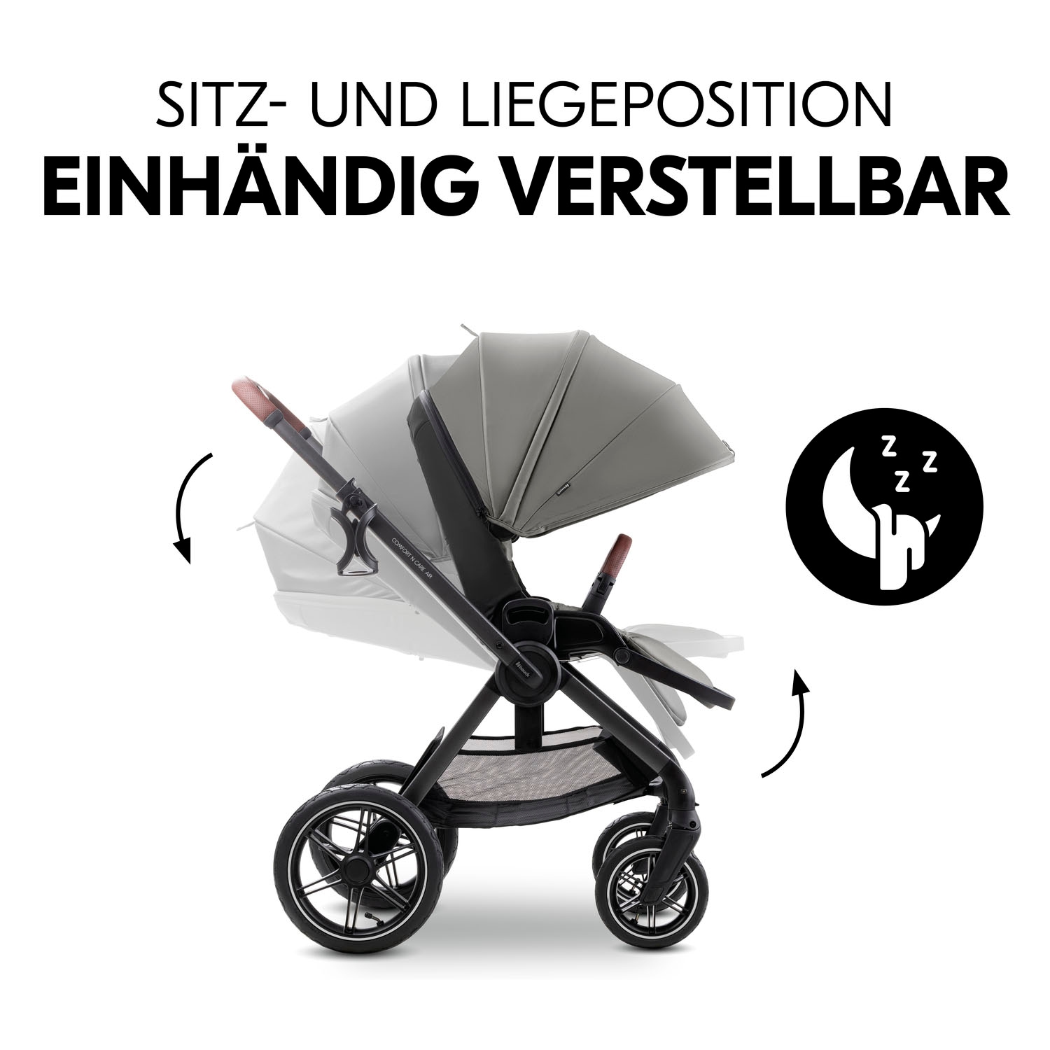 Hauck Poussette combinée »Comfort N Care Air« 22 kilos Belastbarkeit bis 22 kg