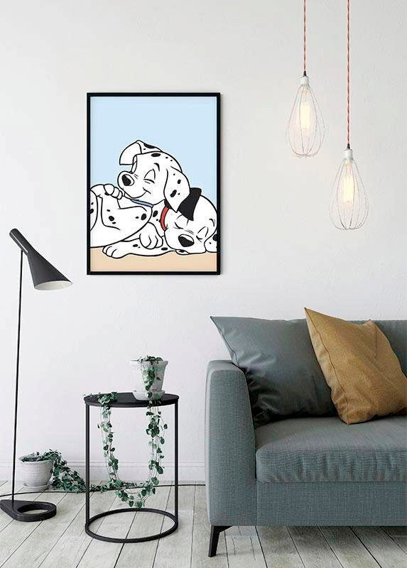 ✌ Komar Poster Dalmatiner (1 Cuddle«, Kinderzimmer, en »101 Acheter ligne Wohnzimmer Disney, Schlafzimmer, St.)