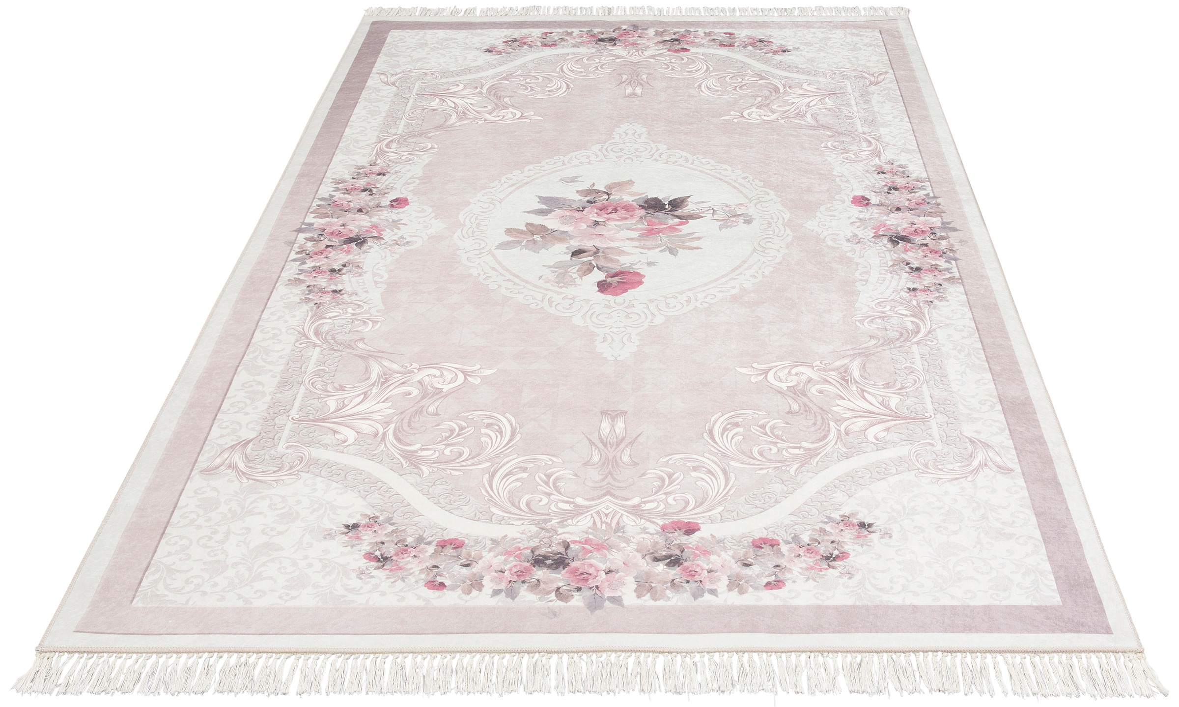 Image of merinos Teppich »Sunshine 1055«, rechteckig, 3 mm Höhe, Besonders weich durch Microfaser, Wohnzimmer bei Ackermann Versand Schweiz