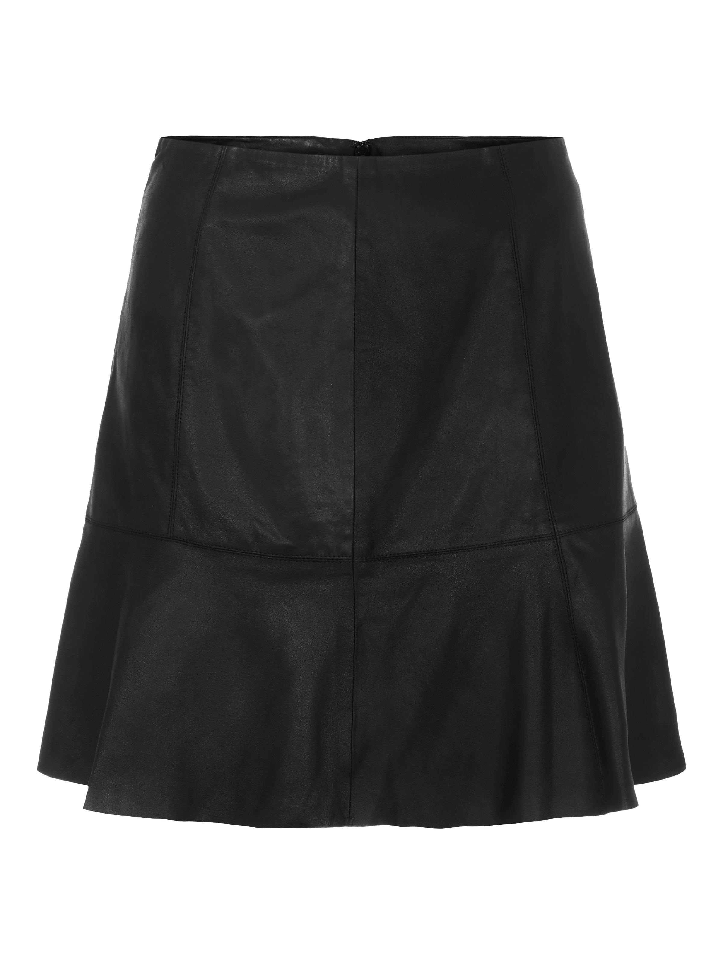 Y.A.S Lederrock »YASCOLLY MW NAPLON LEATHER SKIRT NOOS«