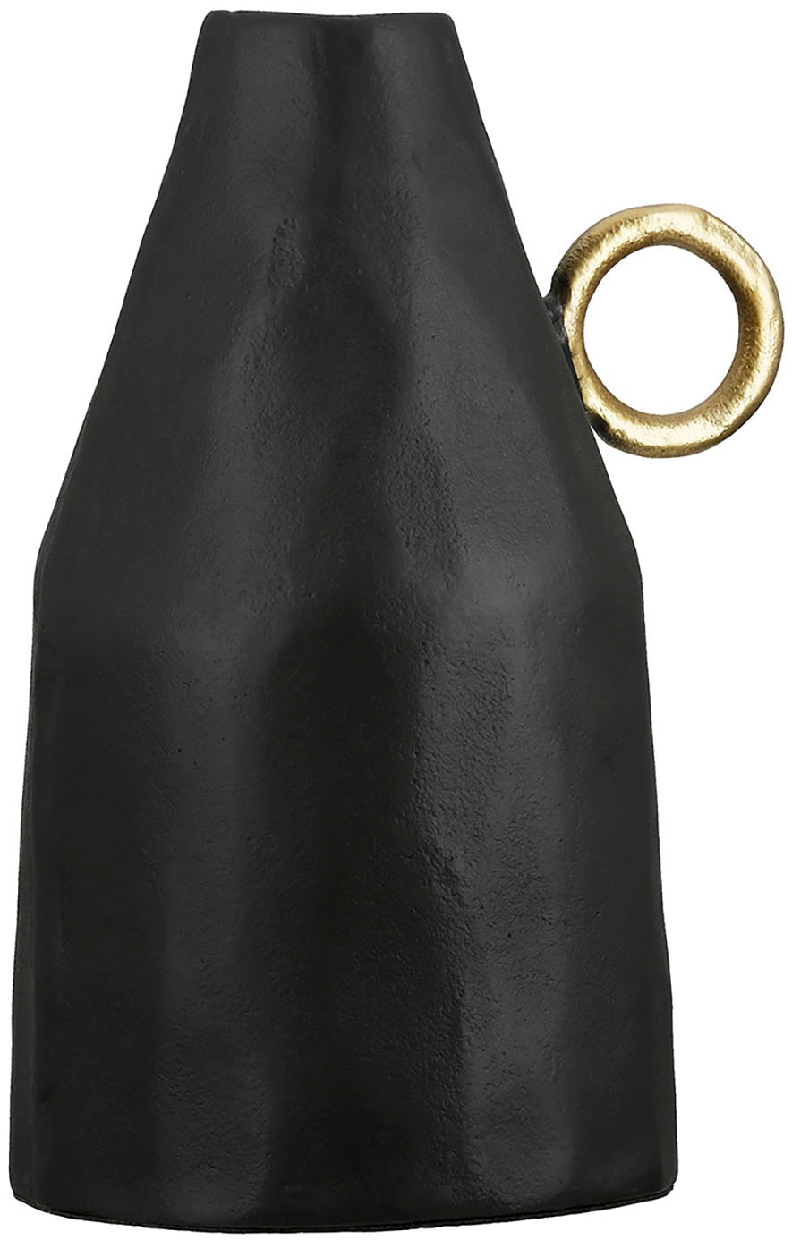 Image of GILDE Tischvase "Vase Dora, schwarz H.31 cm"