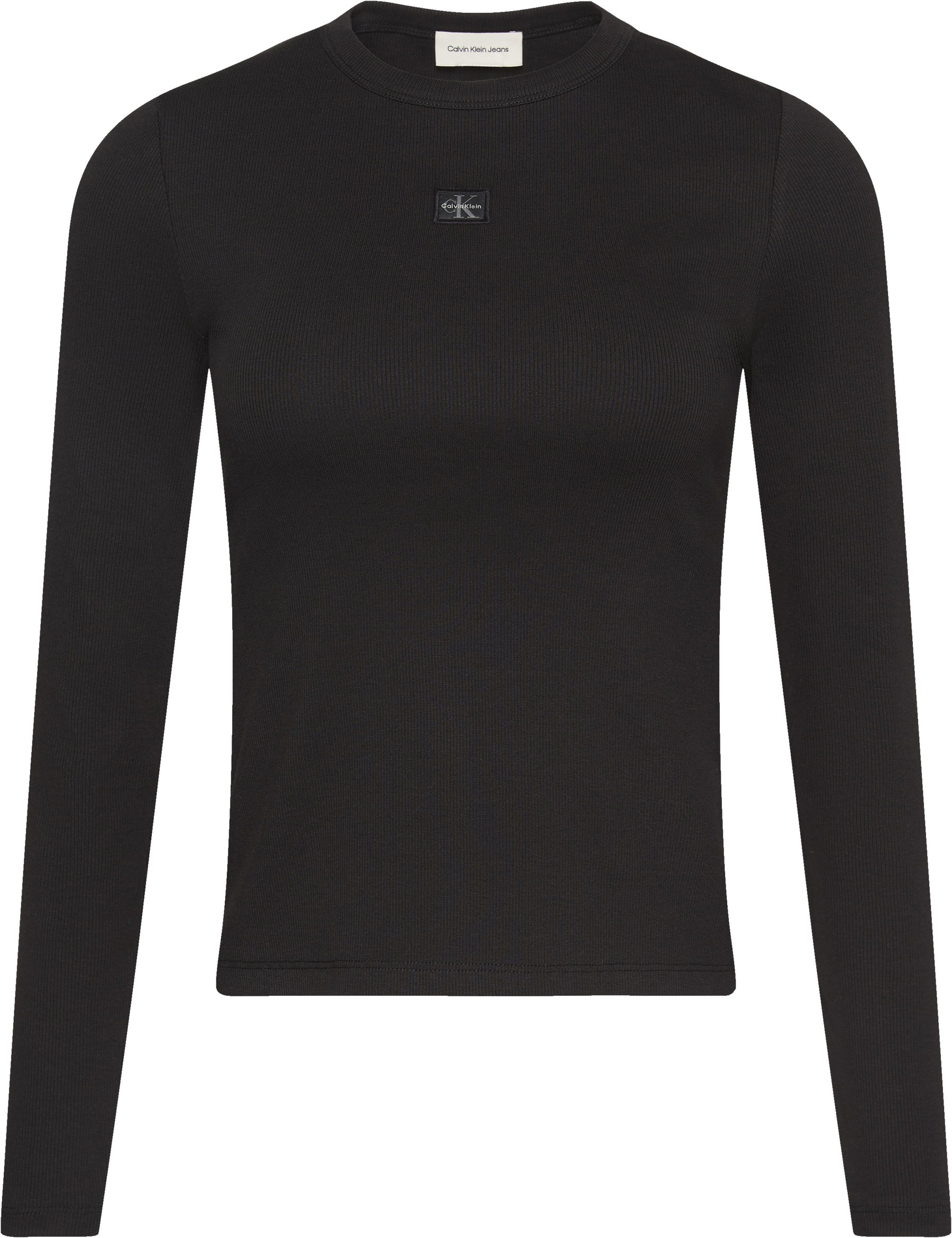 Calvin Klein Jeans Haut de chemise Figurbetonte Passform mit Rundhalsausschnitt