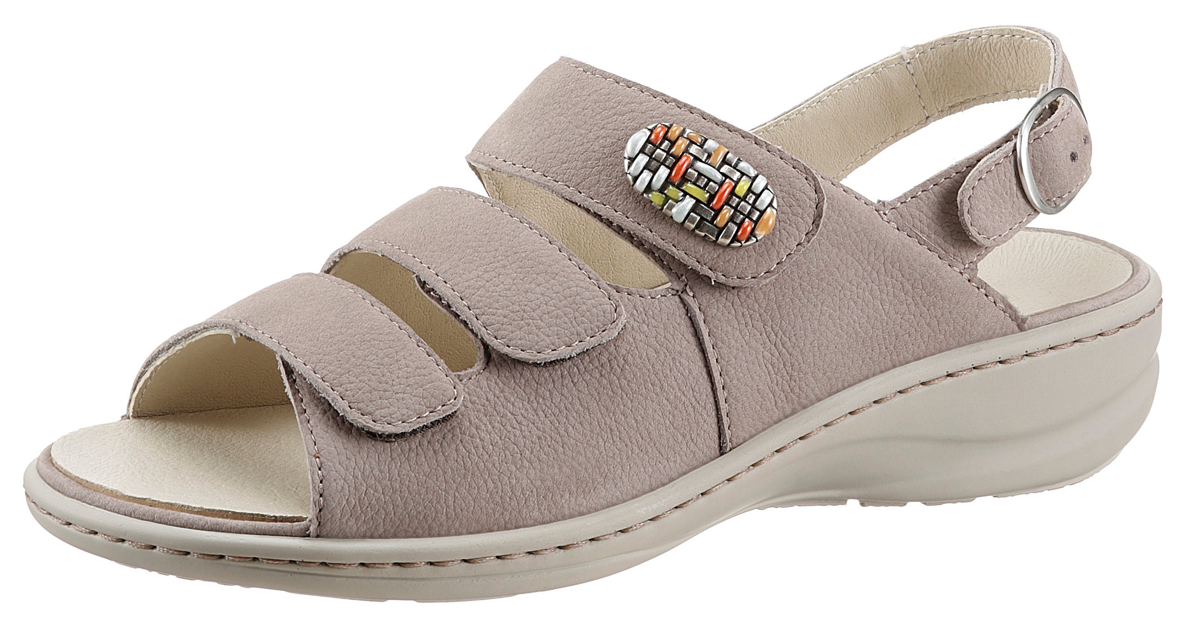 Image of Waldläufer Riemchensandale »HERIA«, mit Schmuck-Applikation, H-Weite bei Ackermann Versand Schweiz