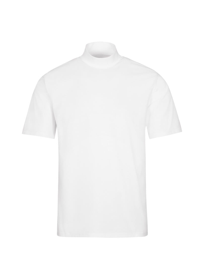 T-Shirt »TRIGEMA T-Shirt mit Stehkragen«