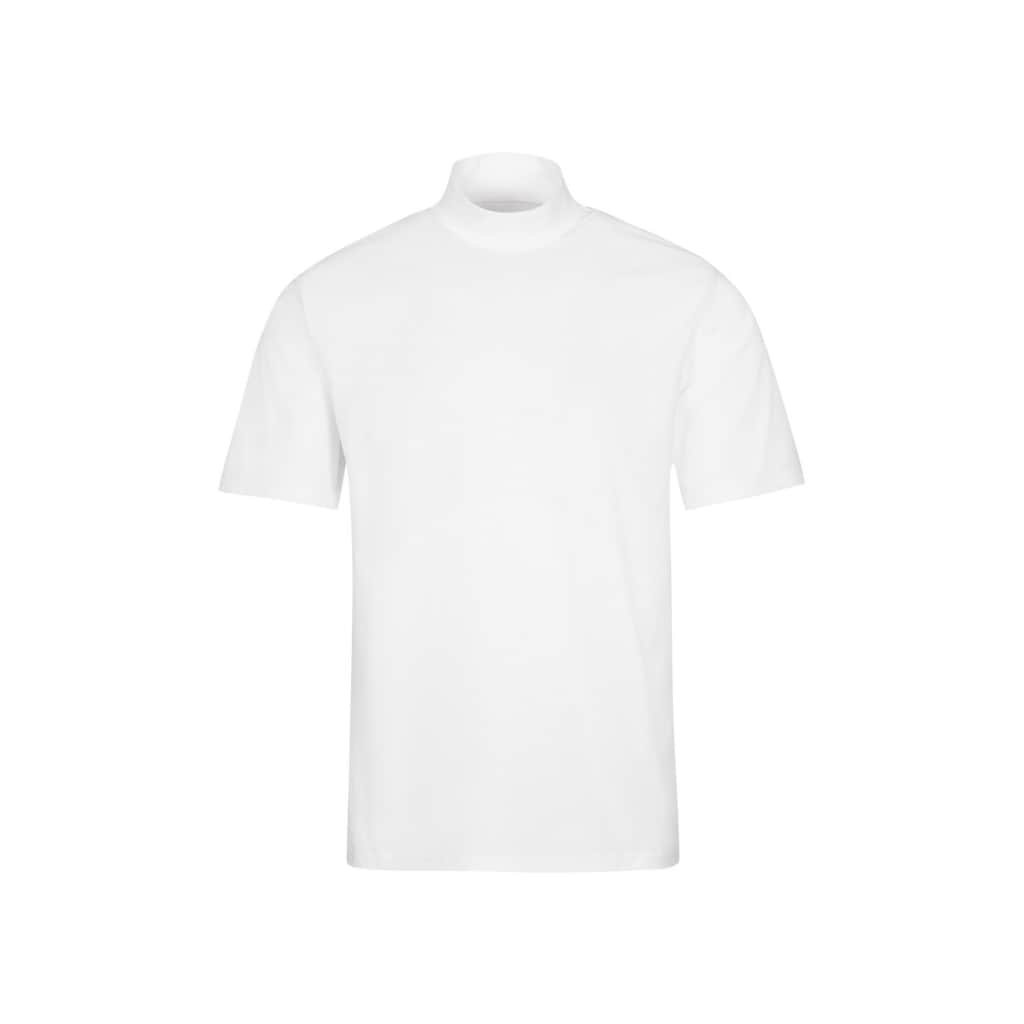 Trigema T-Shirt »TRIGEMA T-Shirt mit Stehkragen«, (1 tlg.)