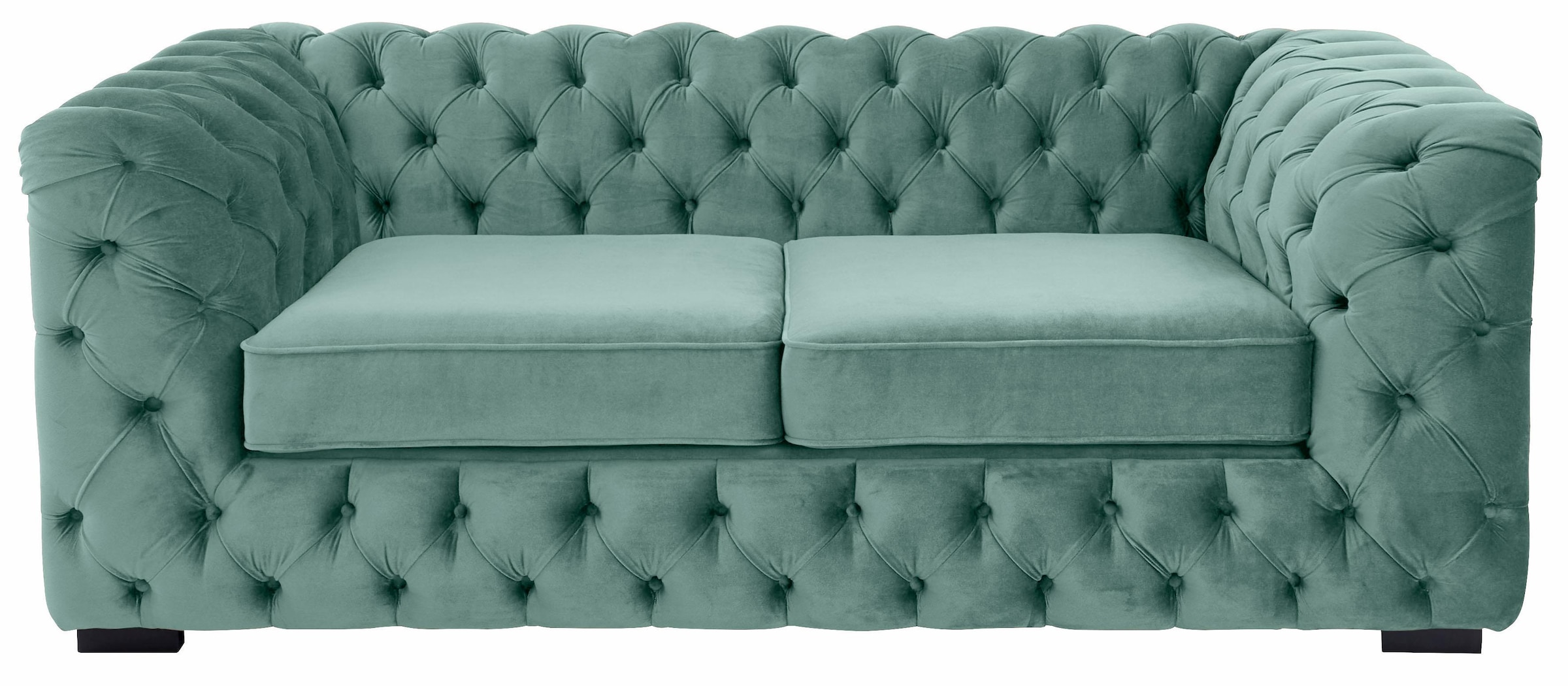 Chesterfield-Sofa »Kalina«, mit klassischer Chesterfield-Knopfheftung