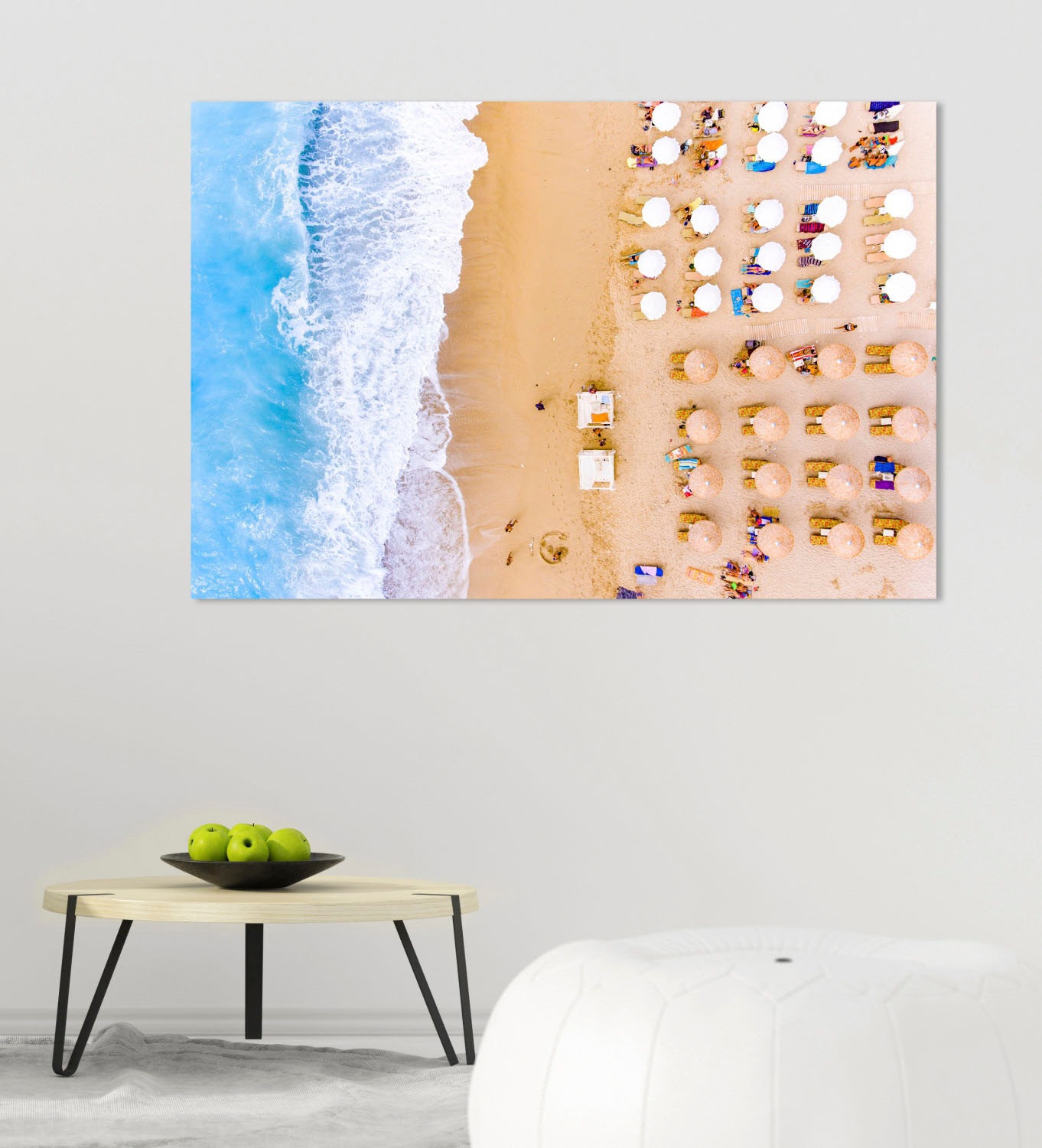 queence Acrylglasbild »Strand« Meer | Meer Bilder | Spanien | Strand | Strandbilder Fine Art-Print in Galeriequalität