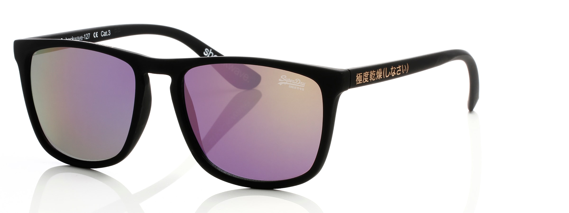 Superdry Lunettes de soleil »Modell 996059« Form Karree/Eckig, Logoschriftzug auf Bügel, Injectionfassung